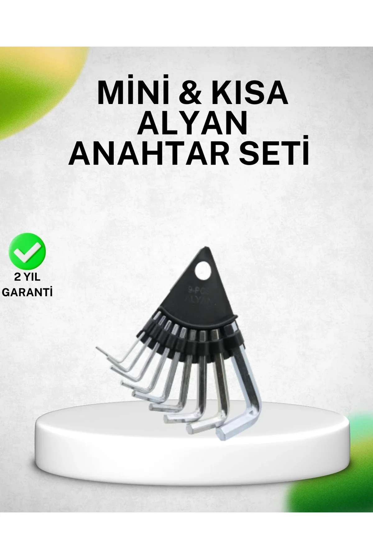 9 Parça Alyan Anahtar Seti Isıl İşlem Görmüş Dayanıklı Çelik - Just Cheap Store Görsel 2