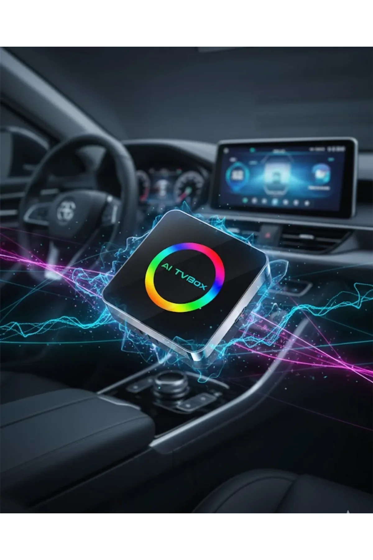 Kablosuz Carplay Android Auto Adaptörü Araç İçi Multimedya Dönüştürücü