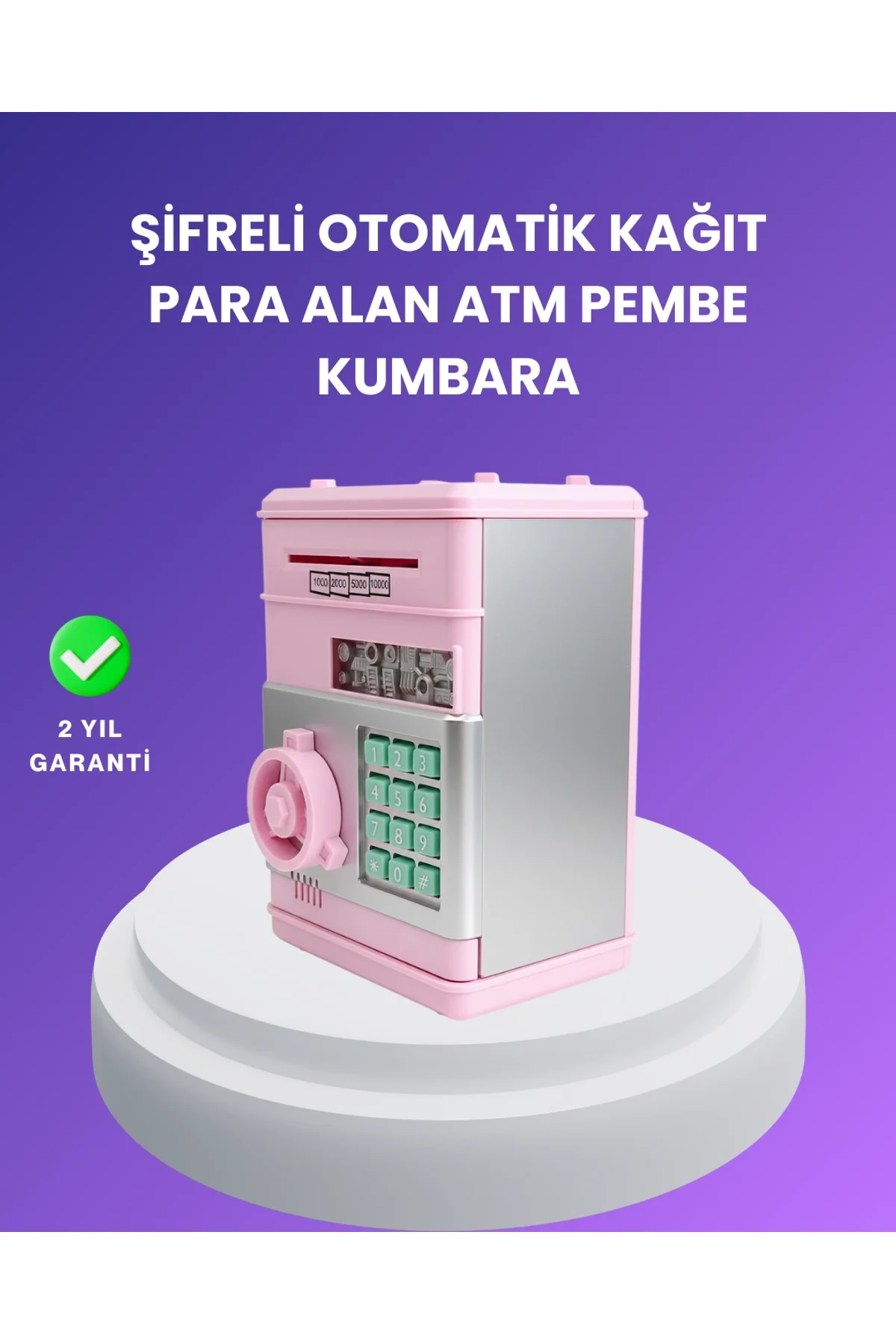 Çocuklar İçin Eğitici Elektronik Şifreli Kumbara - Just Cheap Store Görsel 2