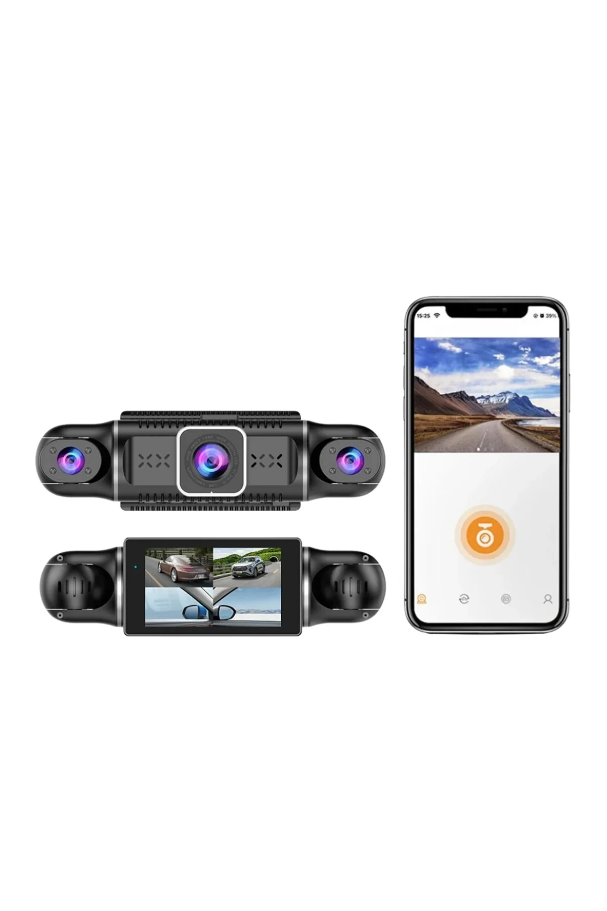 Full Hd Araç Kamerası Gece Görüşlü G Sensörlü Akıllı Kayıt Sistemi - Just Cheap Store Görsel 3
