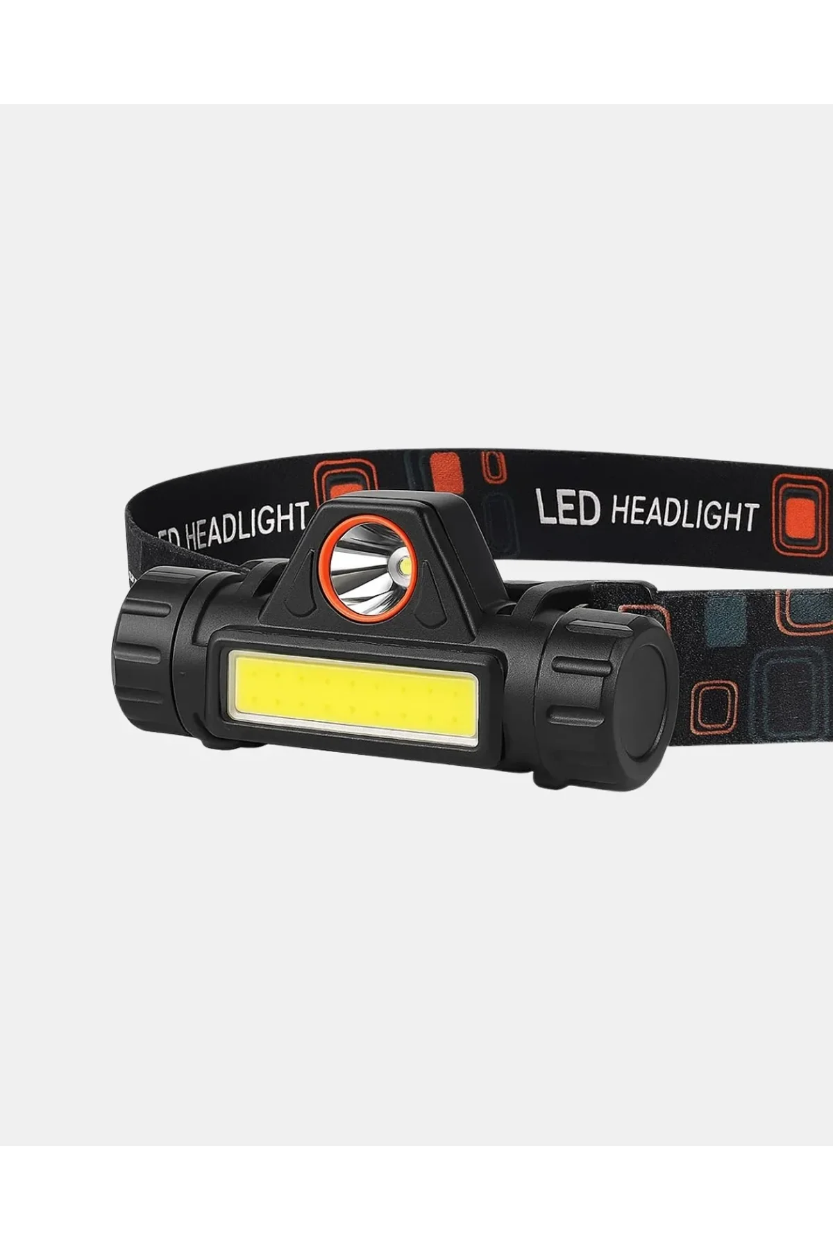 Şarjlı Led Kafa Feneri – Çift Fonksiyonlu, 200lm Işık Gücü, Ip44 Suya Dayanıklı - Just Cheap Store Görsel 3