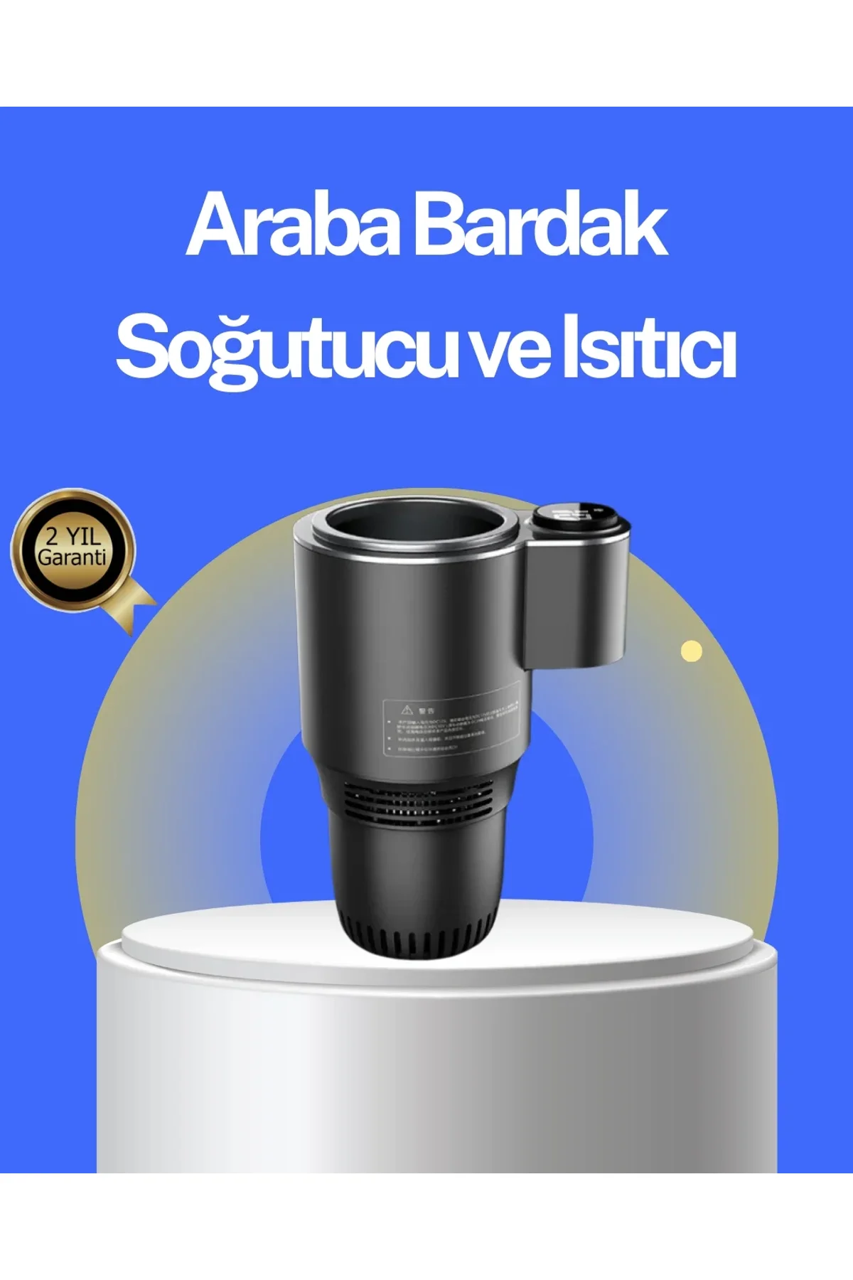 Araç İçi Isıtıcı Soğutucu Bardaklık 60°c Isıtma -4°c Soğutma - Just Cheap Store Görsel 2