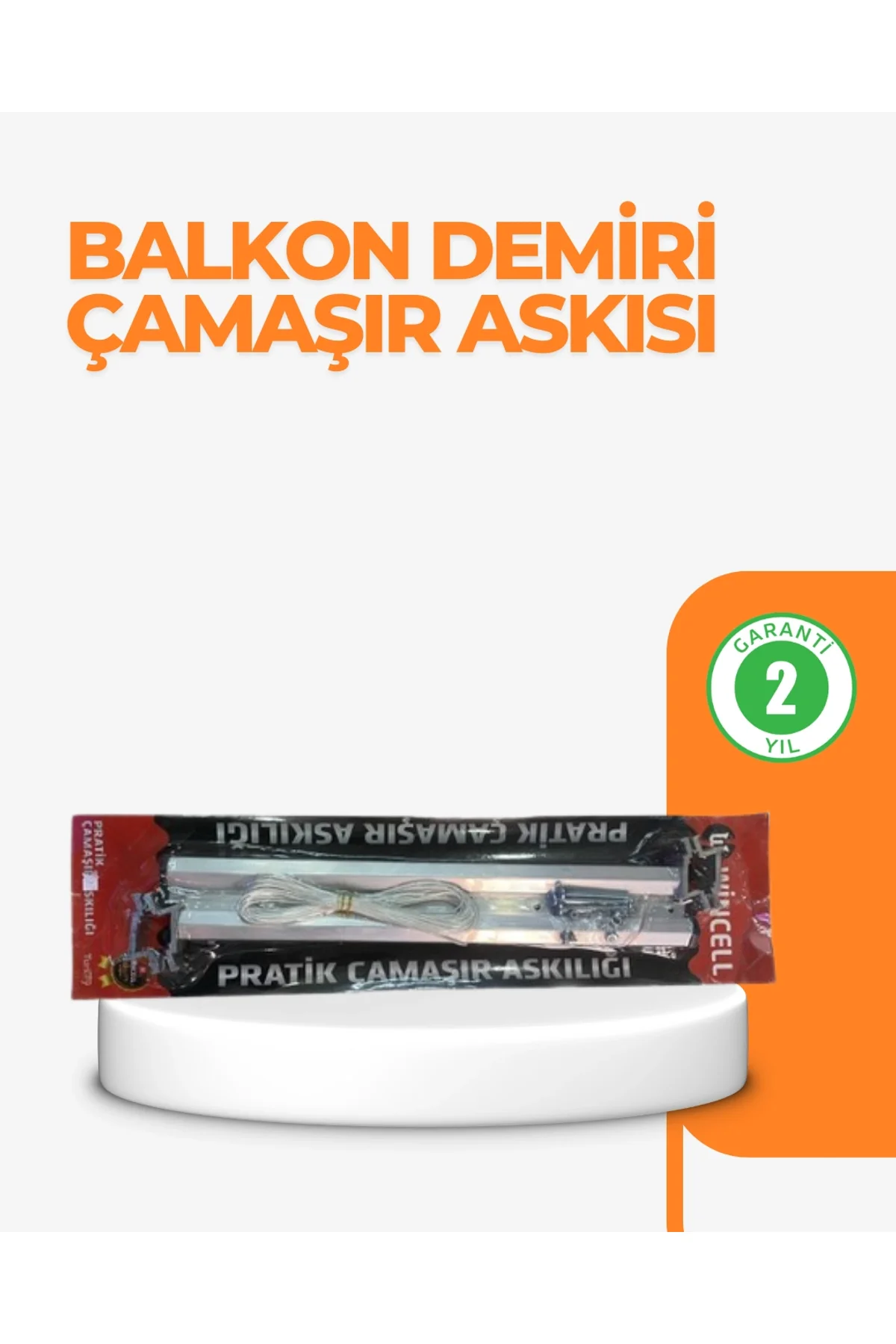 25x60 Cm Çamaşır Askılığı Kare Balkon Demiri İçin Dayanıklı Tasarım