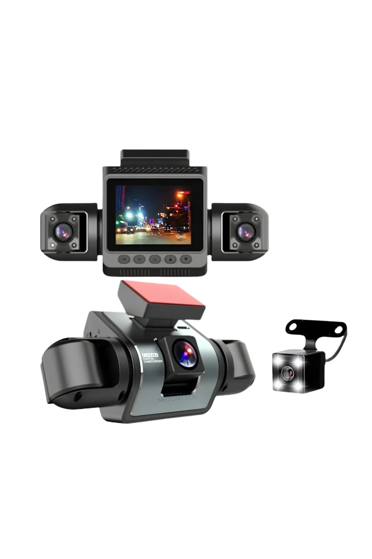 Araç Ön Arka İç Kamera Sistemi Full Hd Hareket Sensörlü Kayıt Cihazı - Just Cheap Store Görsel 2