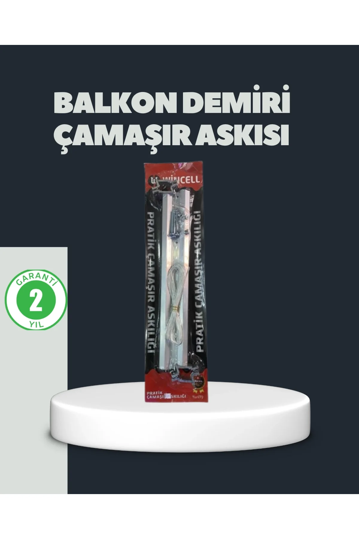 Balkon Demiri Çamaşır Askısı Kare Demirlere Uygun Dayanıklı Tasarım