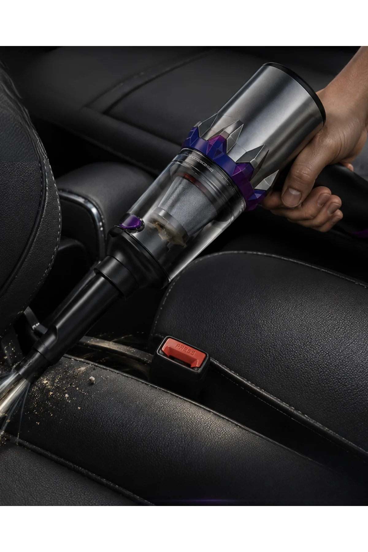 Şarjlı Araç Süpürgesi 22.000 Pa Turbo Güçlü Metal Hepa Filtreli Oto Süpürge