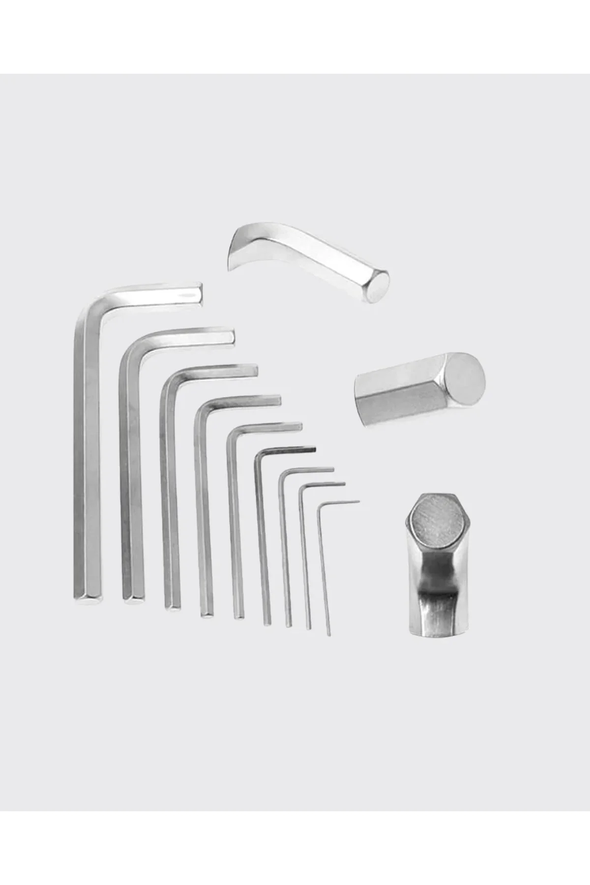 9 Parça Alyan Anahtar Seti Bisiklet Mobilya Ve Otomotiv Uyumlu - Just Cheap Store Görsel 3