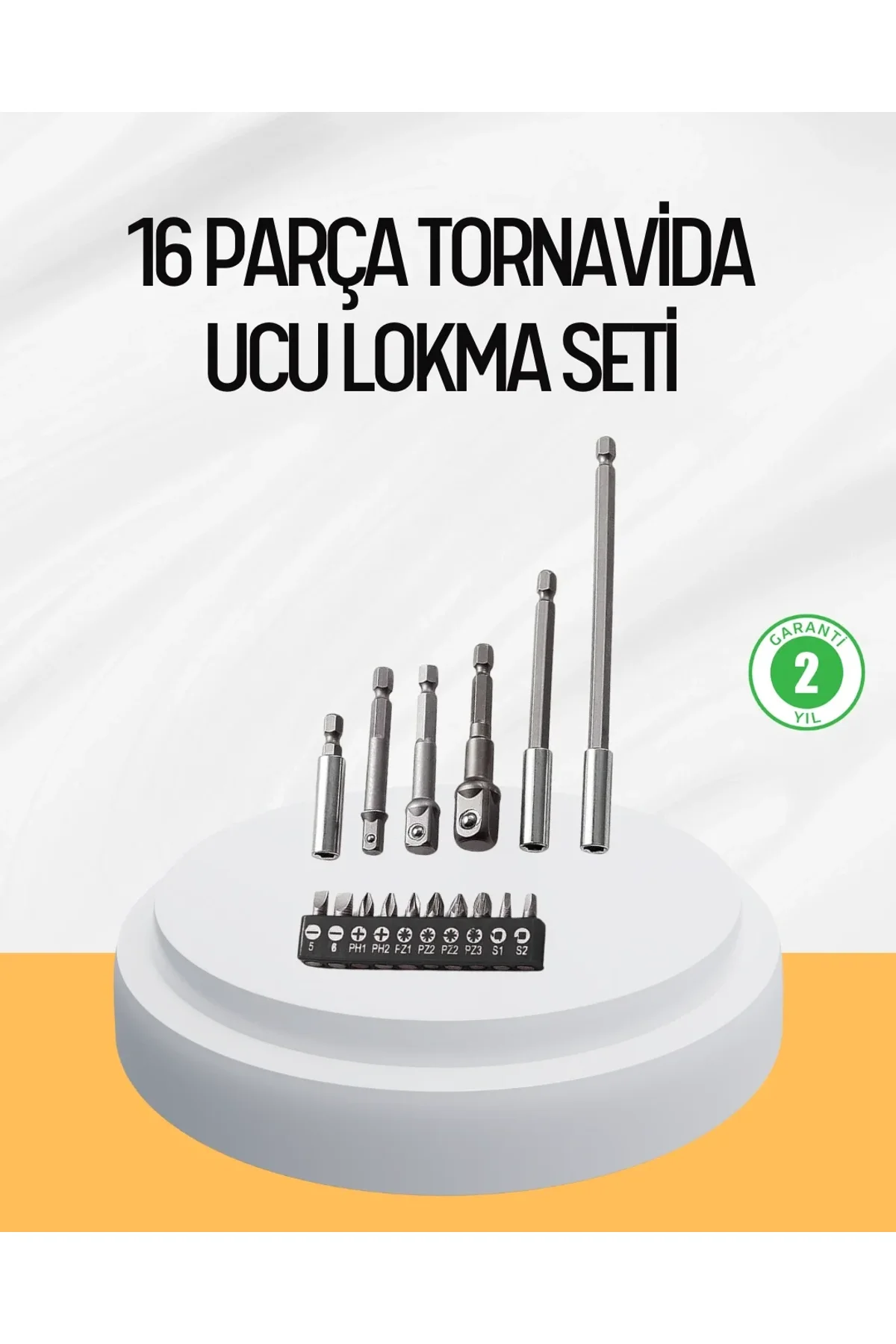 Ergonomik 16 Parça Bits Tornavida Uç Ve Adaptör Seti - Just Cheap Store Görsel 2