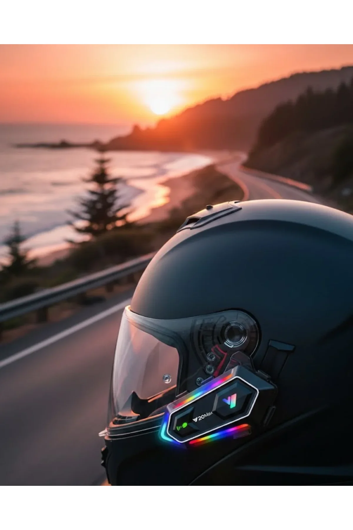 Bt5.3 Çipli Kask İçi Bluetooth Kulaklık 25 Saat Pil