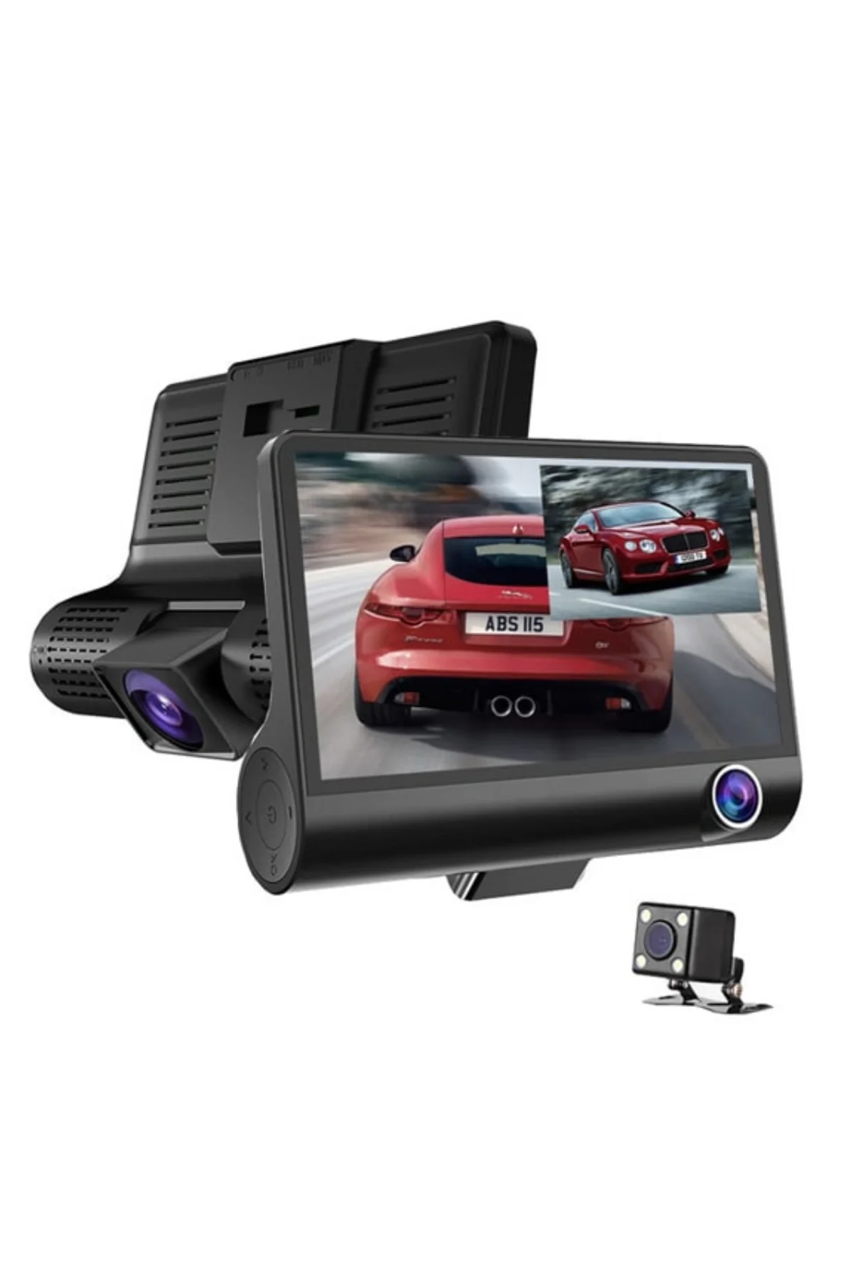 Çift Kameralı Araç İçi Kamera Full Hd 1080p Gece Görüş Ve Park Modlu - Just Cheap Store Görsel 4