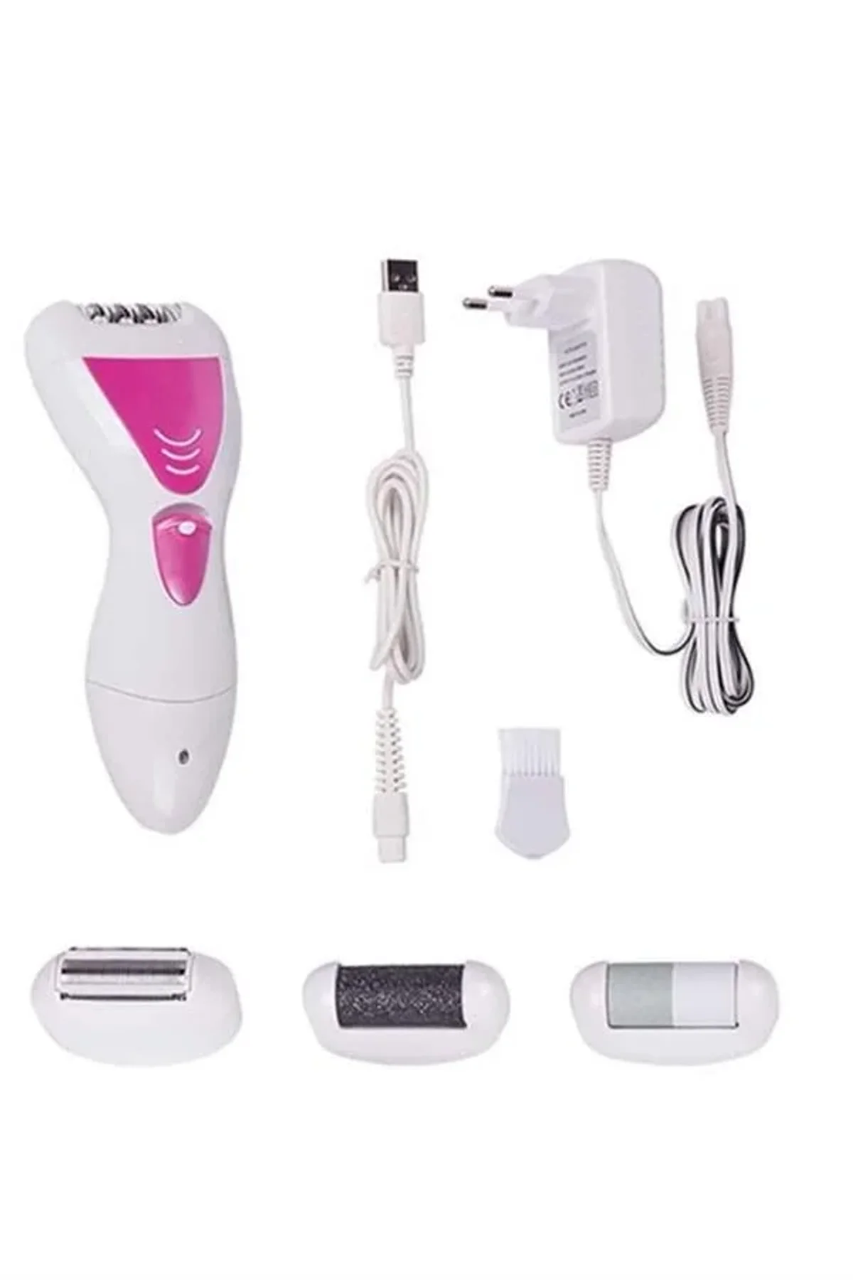 Epilatör Cihazı Epilasyon Aleti Çoklu Başlık Seçeneği Ayak Törpüsü - Just Cheap Store Görsel 4