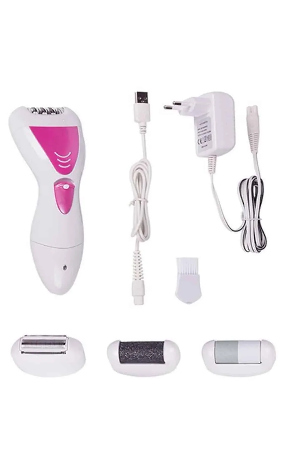 Epilatör Cihazı Epilasyon Aleti Çoklu Başlık Seçeneği Ayak Törpüsü - Just Cheap Store Görsel 4