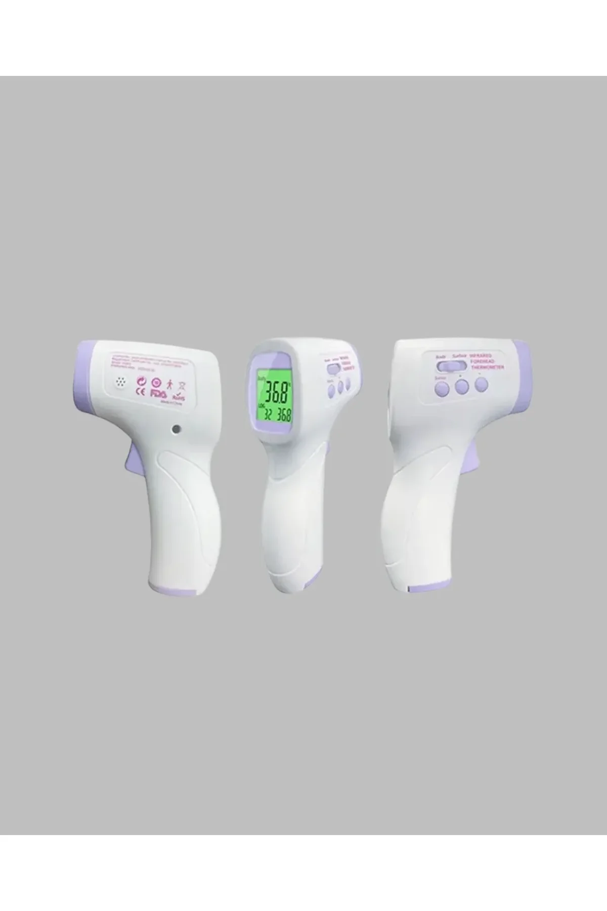 Temassız Termometre Hızlı Ölçüm Güvenli Dijital Ateş Ölçer - Just Cheap Store Görsel 4