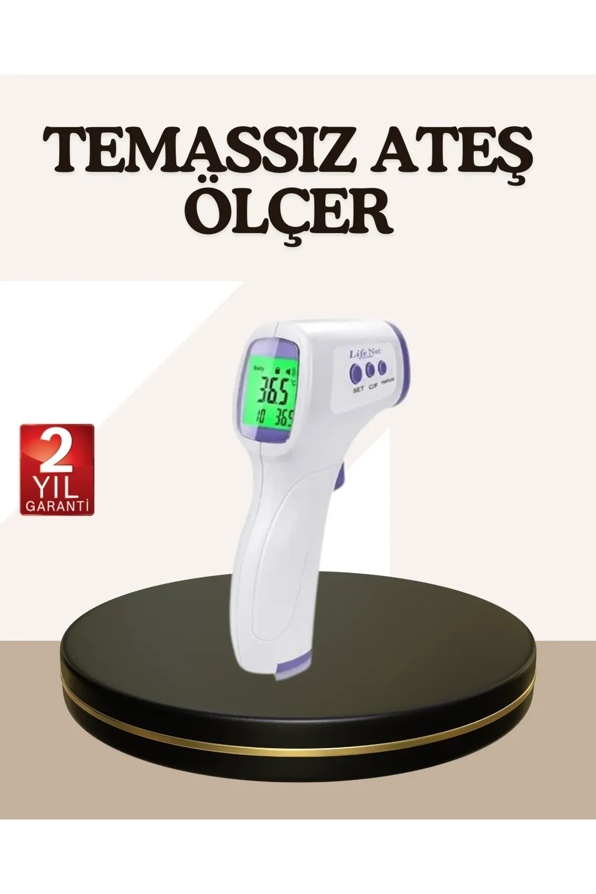 Kızılötesi Alından Temassız Ateş Ölçer Akıllı Sesli Uyarı - Just Cheap Store Görsel 2