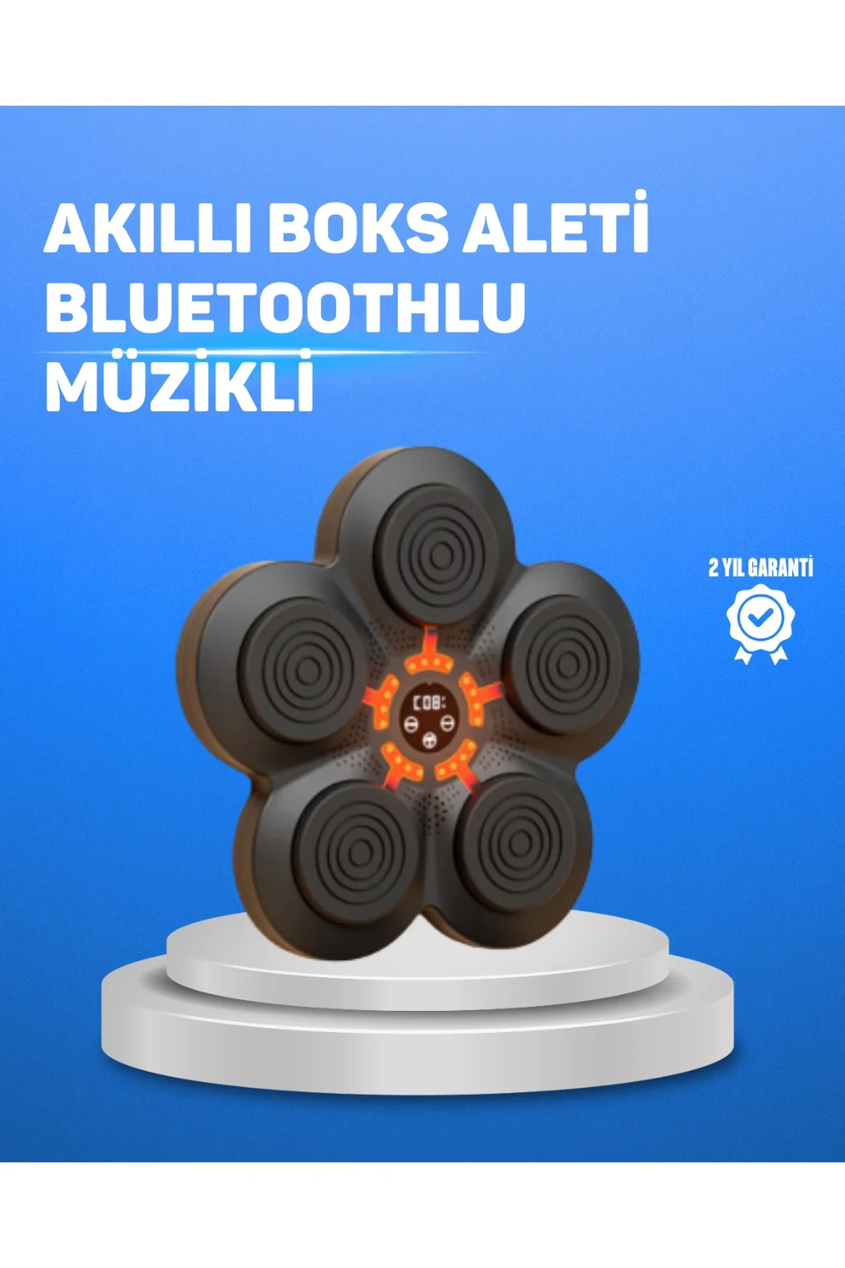 Müzikli Boks Duvar Paneli Akıllı Işık Sistemli Refleks Ve Kondisyon Aleti