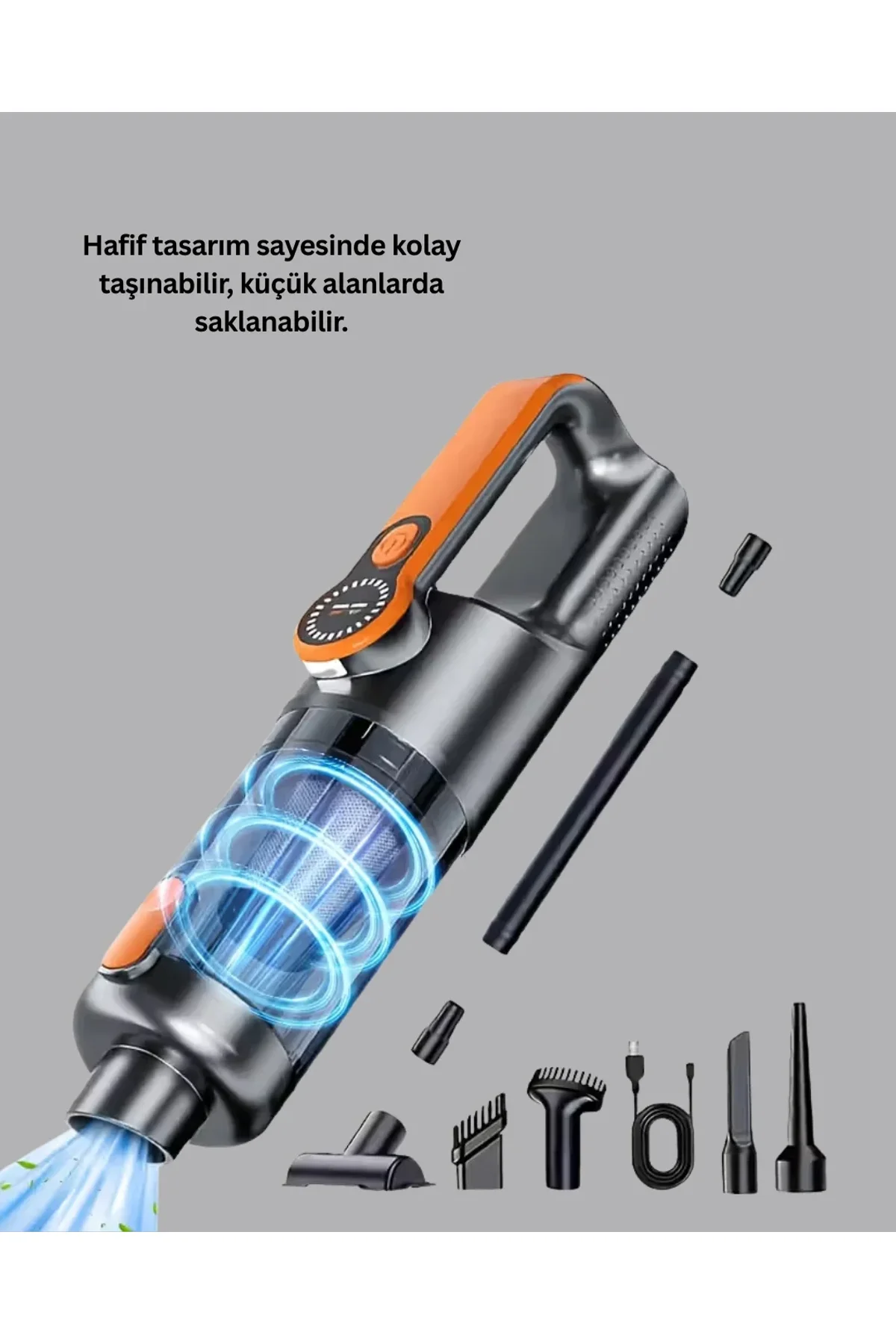 Kablosuz Vakumlu El Süpürgesi Güçlü Performans Çok Amaçlı - Just Cheap Store Görsel 3