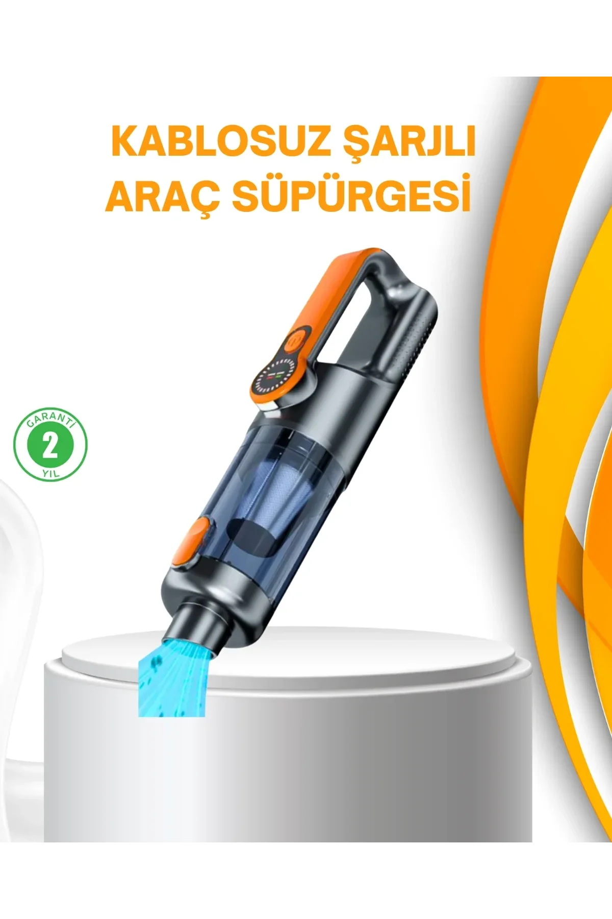 Kompakt Şarjlı El Süpürgesi Kuru Ve Sıvı Temizlik 5 Aparatlı - Just Cheap Store Görsel 2