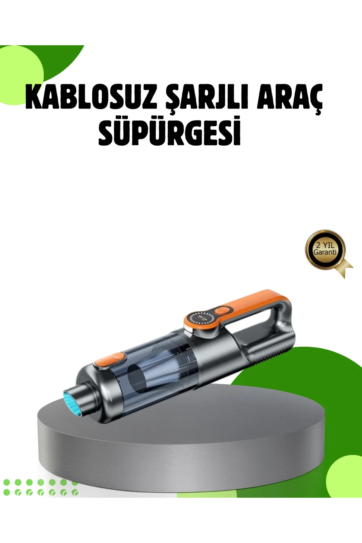 Şarjlı Kablosuz El Süpürgesi Yüksek Emiş Güçlü Ve Çok Başlıklı