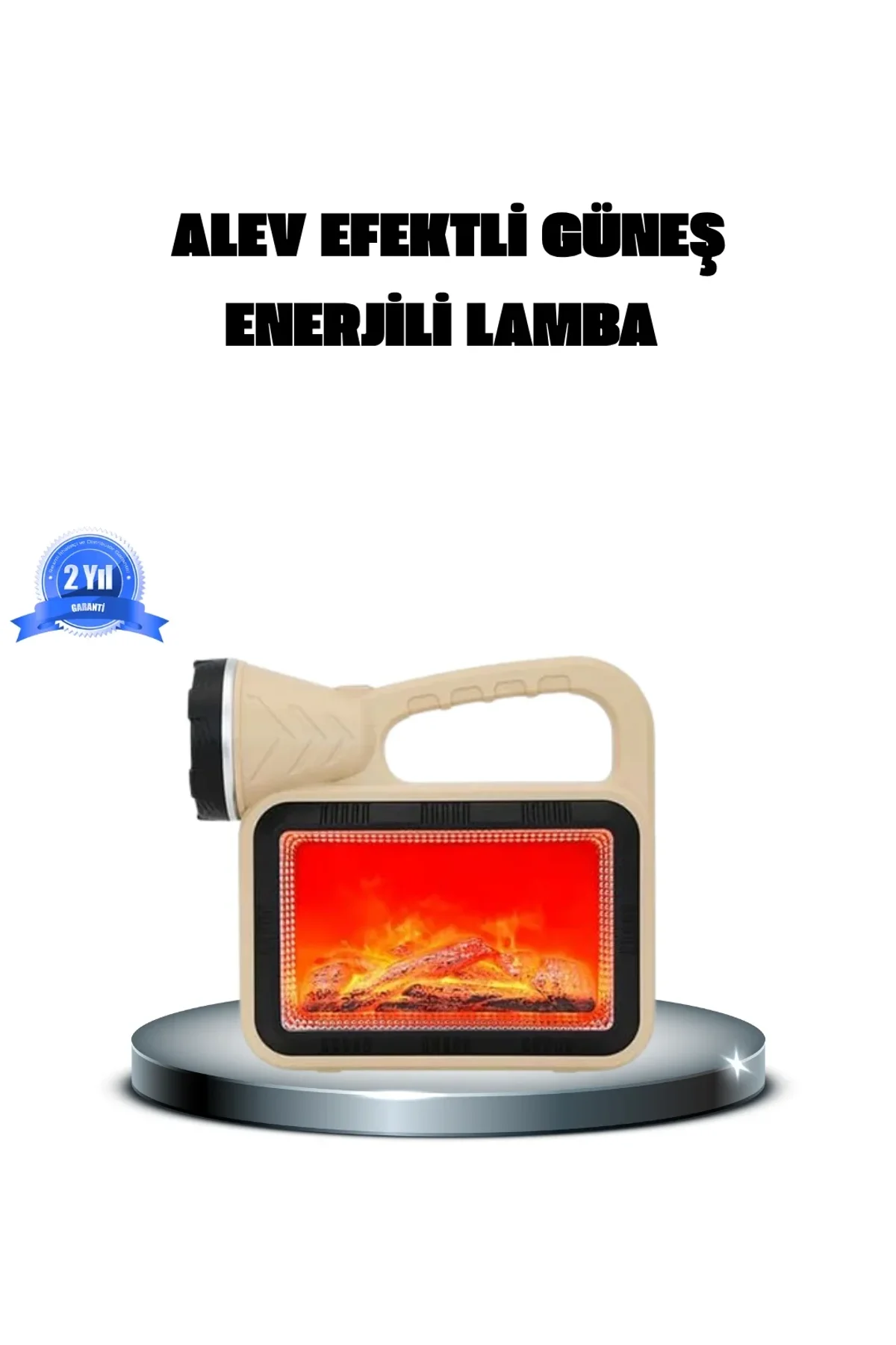 Alev Efektli Solar Lamba Cob Işıklı Taşınabilir Bahçe Kamp Aydınlatma - Just Cheap Store Görsel 2
