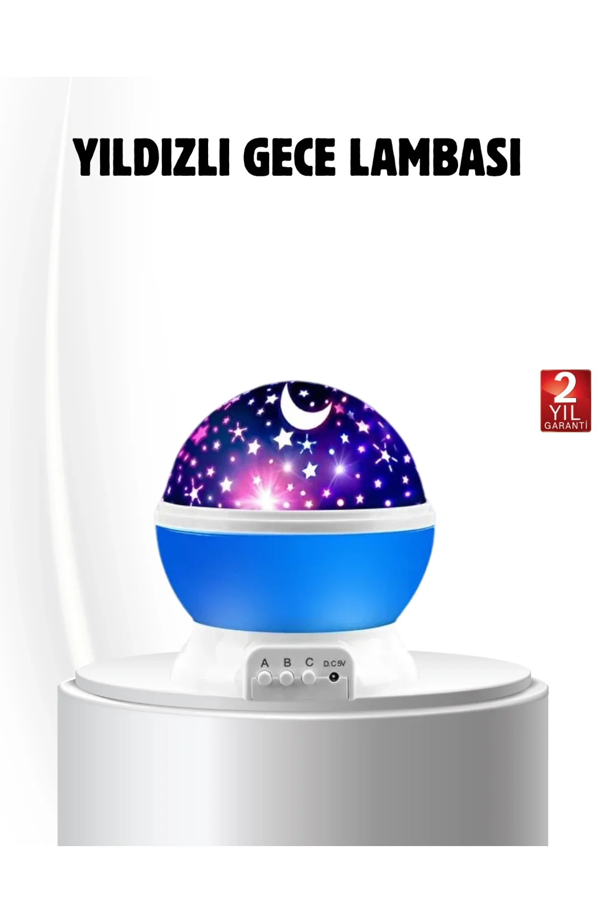 Led Gece Lambası 6 Renk Seçenekli Yumuşak Işıklı Uyku Yardımcı Lamba