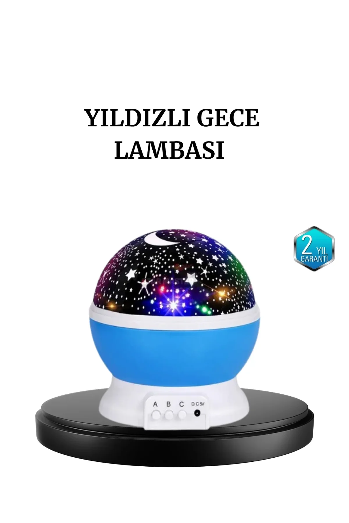 Renkli Led Gece Lambası 6 Işık Modlu Çocuk Odası Atmosfer Aydınlatma - Just Cheap Store Görsel 2