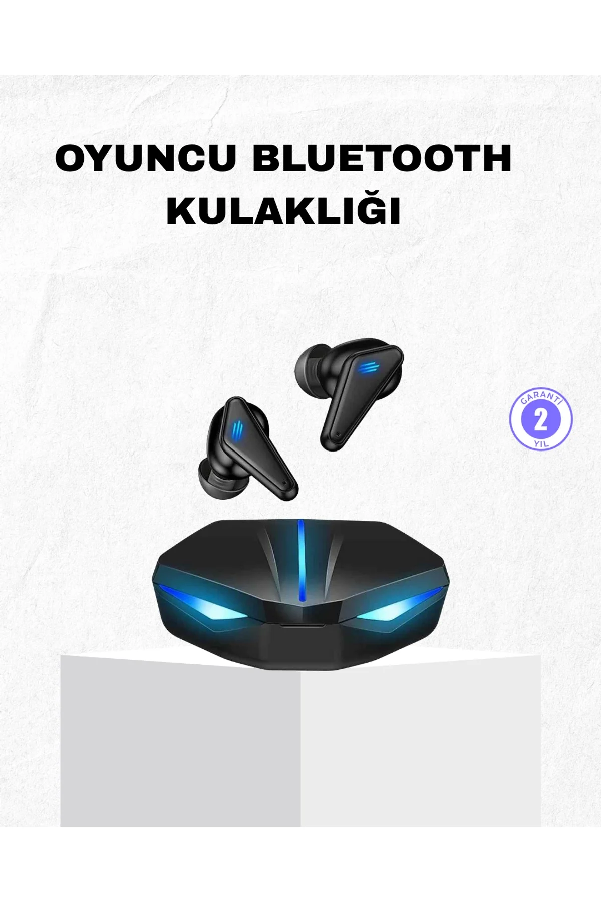 Bluetooth Kulaklık Tam Kablosuz Stereo Led Işıklı