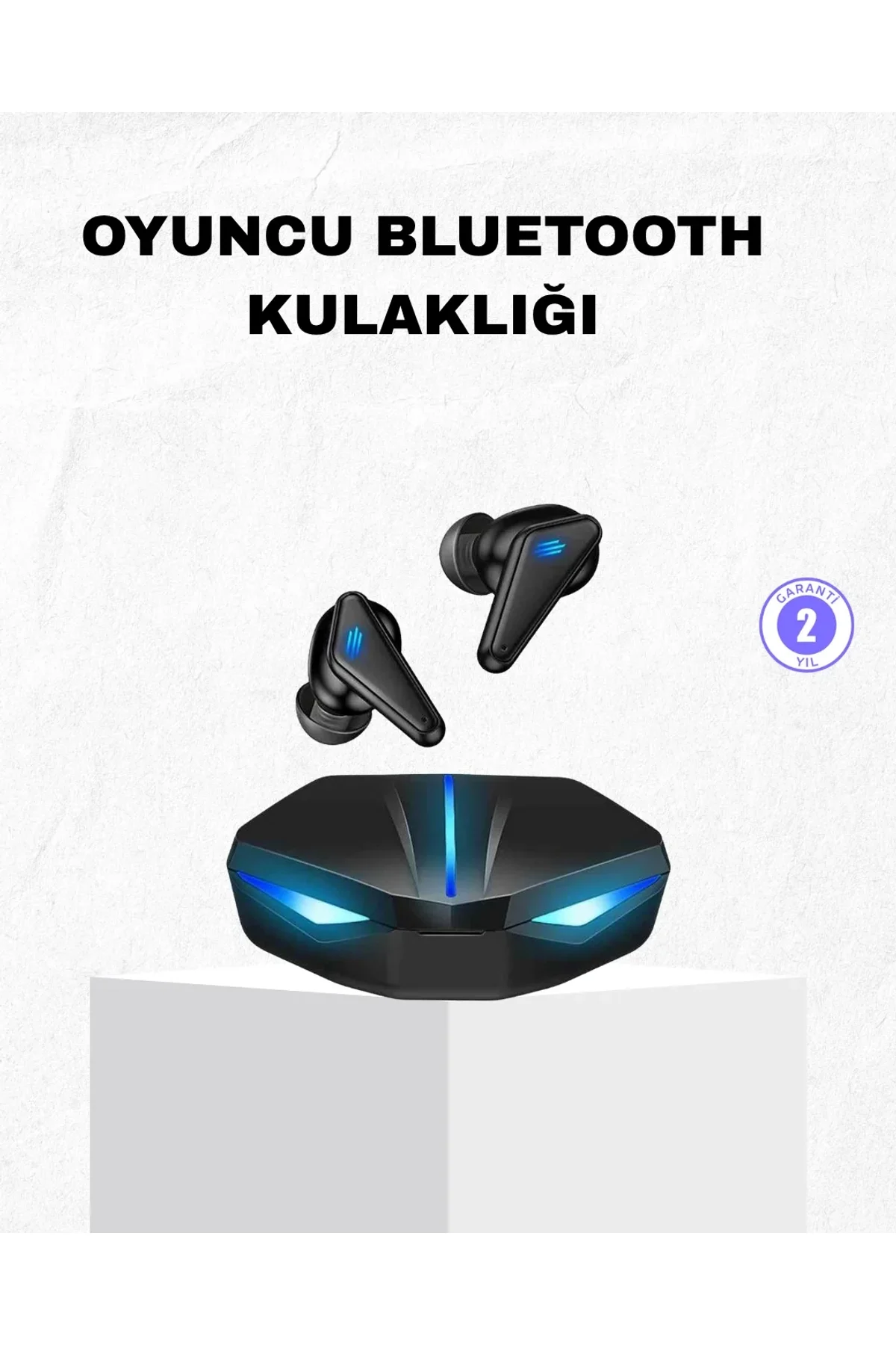 Bluetooth Kulaklık Tam Kablosuz Stereo Led Işıklı - Just Cheap Store Görsel 2