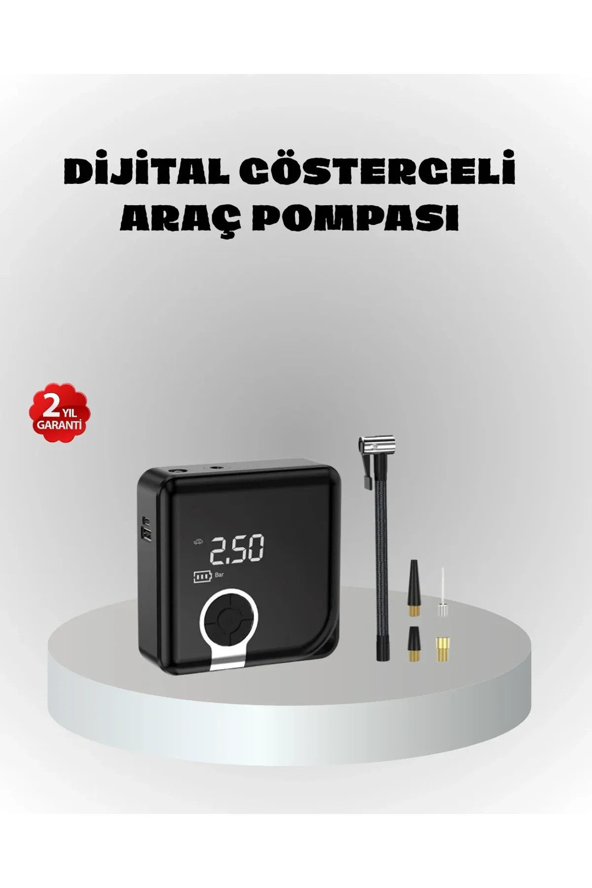 Dijital Ekranlı Diyafram Tip Kompresör 150 Psı Güçlü Motorlu - Just Cheap Store Görsel 2