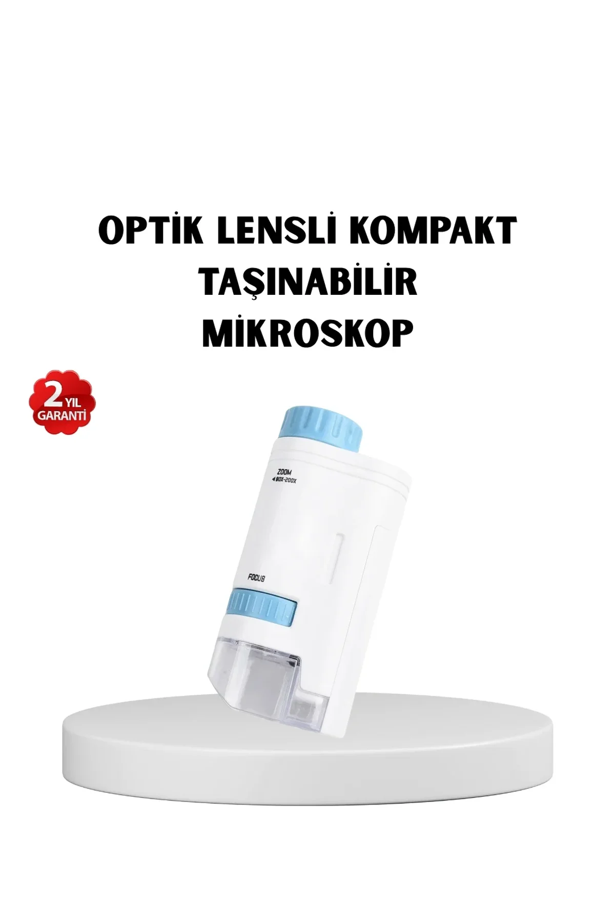Led Işıklı Mikroskop 80x–200x Zoom Eğitici Bilim Seti Ve Taşınabilir - Just Cheap Store Görsel 2