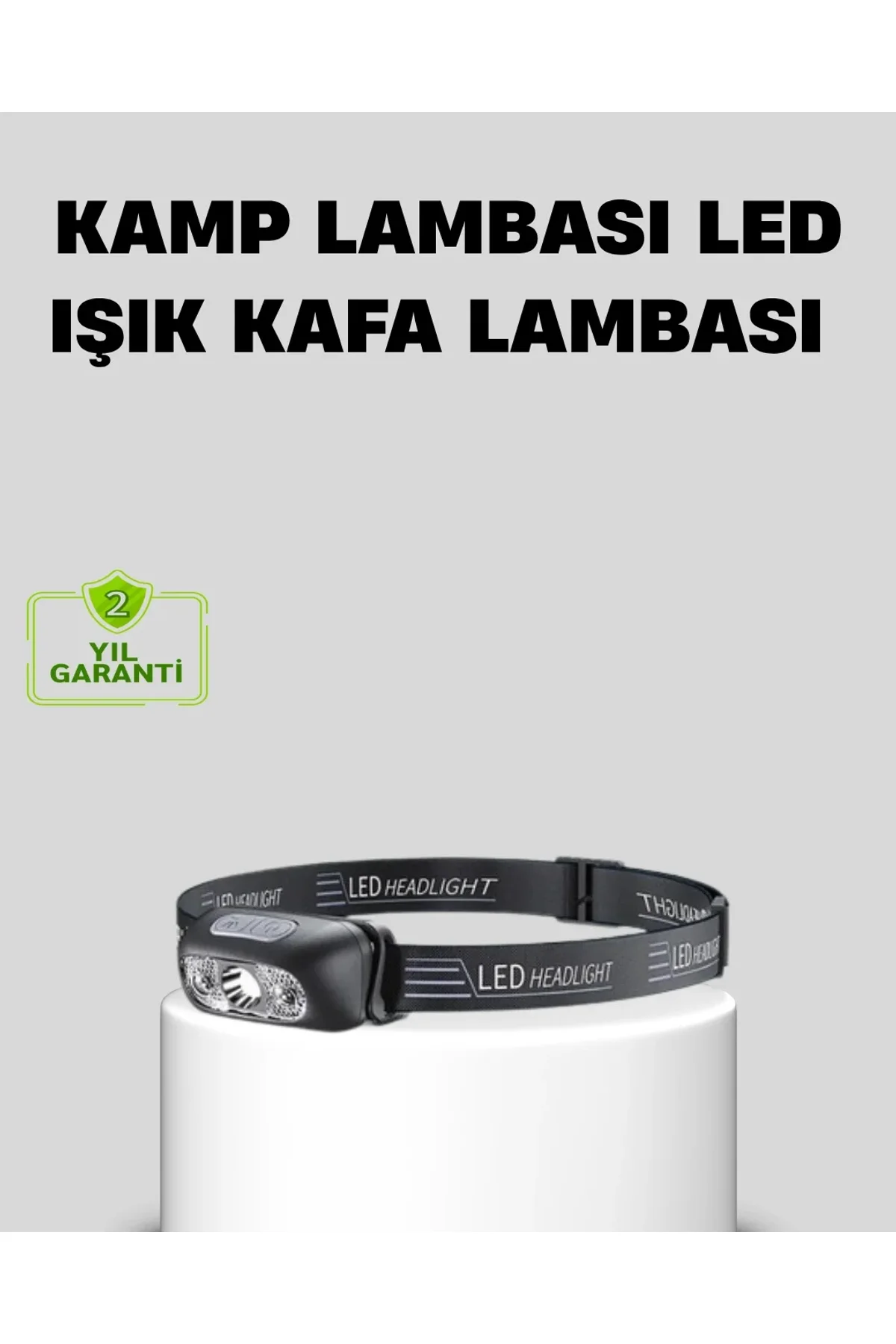 Şarjlı Led Kafa Feneri | 4 Modlu Akıllı Sensörlü Far | Su Geçirmez Ipx5 Kamp Ve Balıkçı Lambası - Just Cheap Store Görsel 2