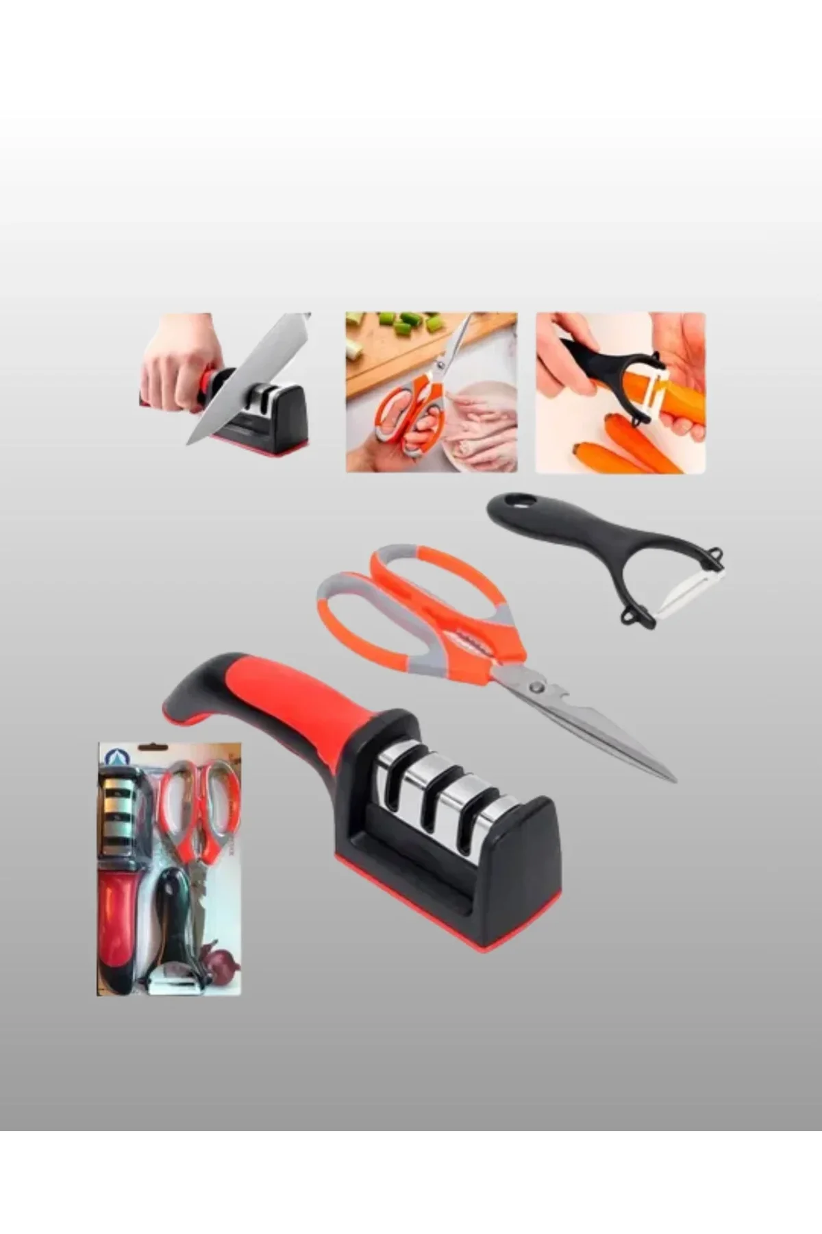 3’lü Mutfak Makası Seti - Just Cheap Store Görsel 4
