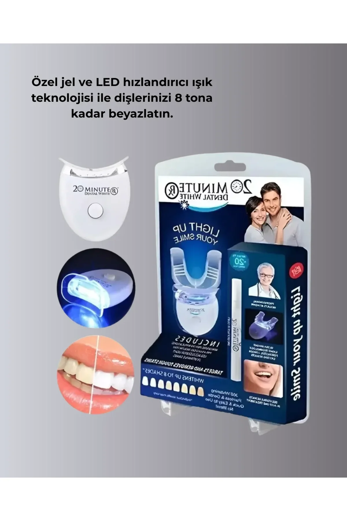 20 Dakikada Hızlı Etkili Diş Beyazlatıcı Cihaz - Just Cheap Store Görsel 5