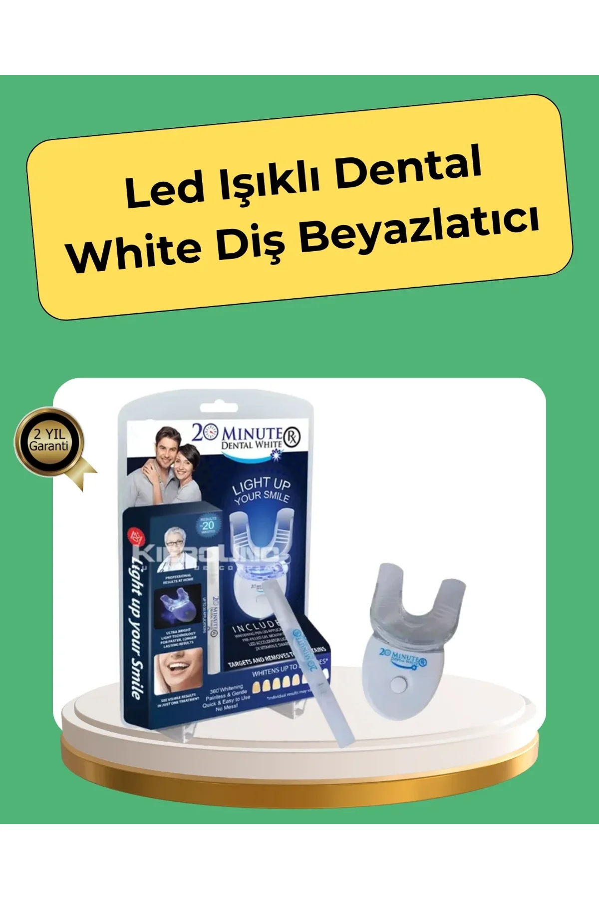 20 Dakikada Hızlı Etkili Diş Beyazlatıcı Cihaz - Just Cheap Store Görsel 2