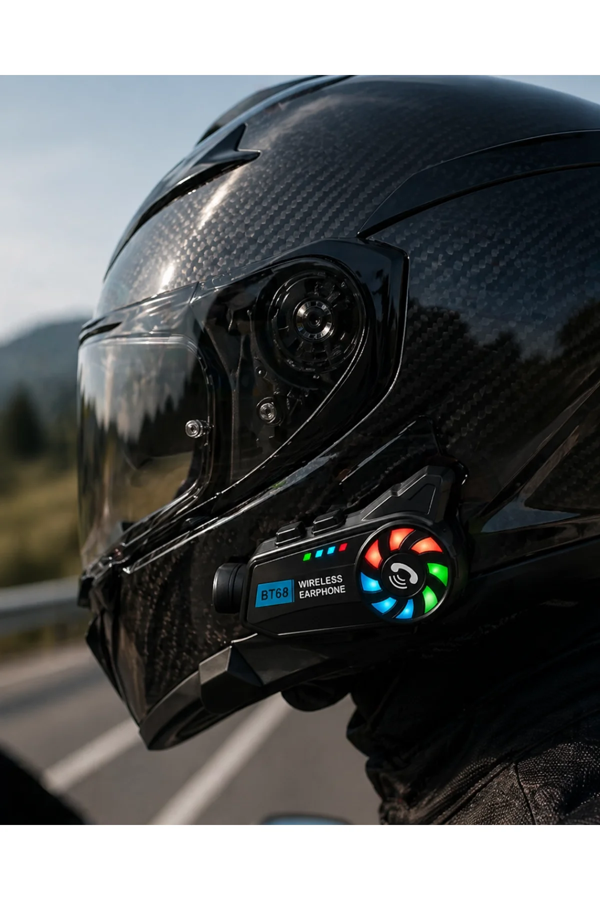 Kask Kamerası Bluetooth Bağlantılı 1080p Kayıt Ve Akıllı Kontrol Sistemi