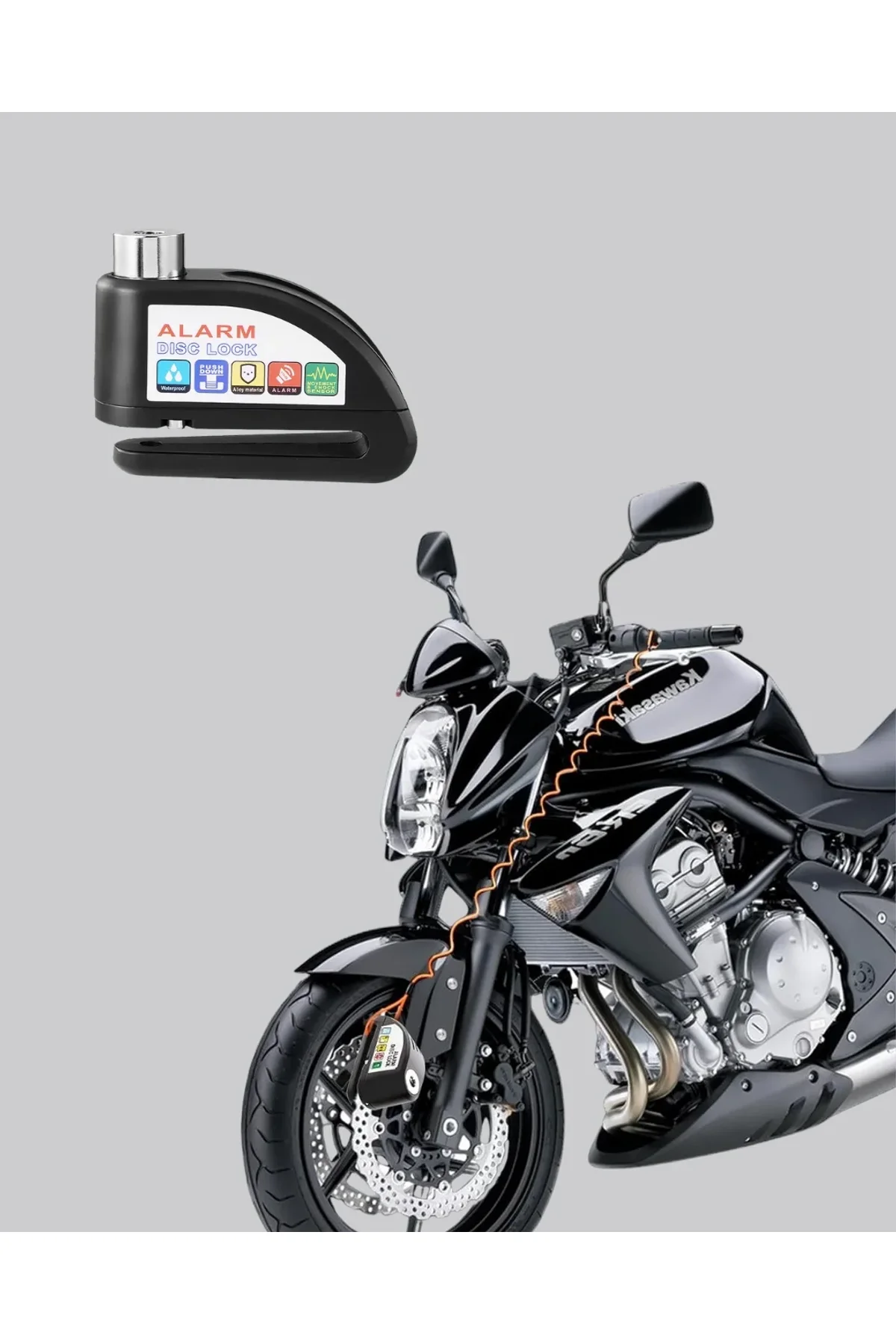 Motosiklet Ve Günlük Kullanım İçin Bluetooth Hoparlör Ve Disk Kilidi Seti - Just Cheap Store Görsel 5