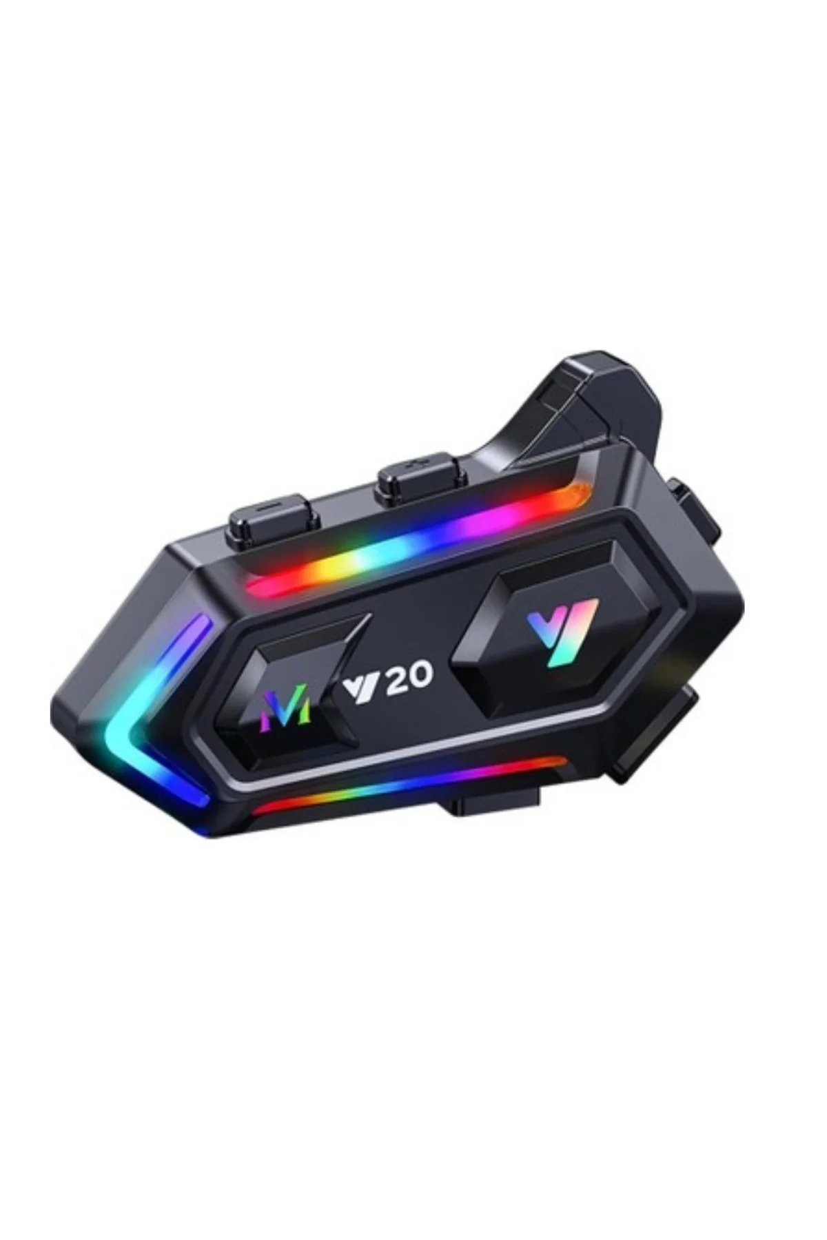 Yeni Nesil Bluetooth 5.3 Motosiklet Intercom Rgb Işıklı 1000m Mesafeli - Just Cheap Store Görsel 2