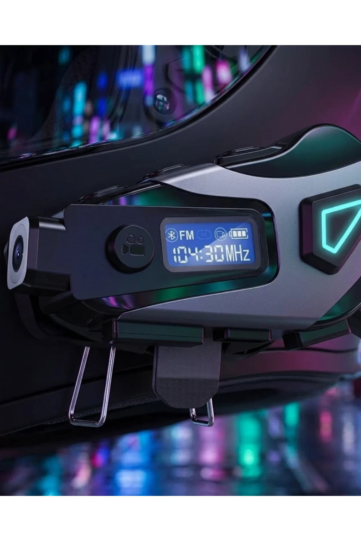 Motosiklet Kask Kulaklığı Bluetooth 5.3 Kamera Ve Fm Radyo Destekli