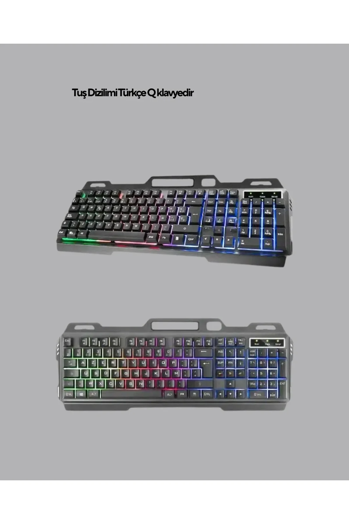 Set Işıklı Klavye Mouse + Bluetooth 5.2 Kulaklık Paketi - Just Cheap Store Görsel 3