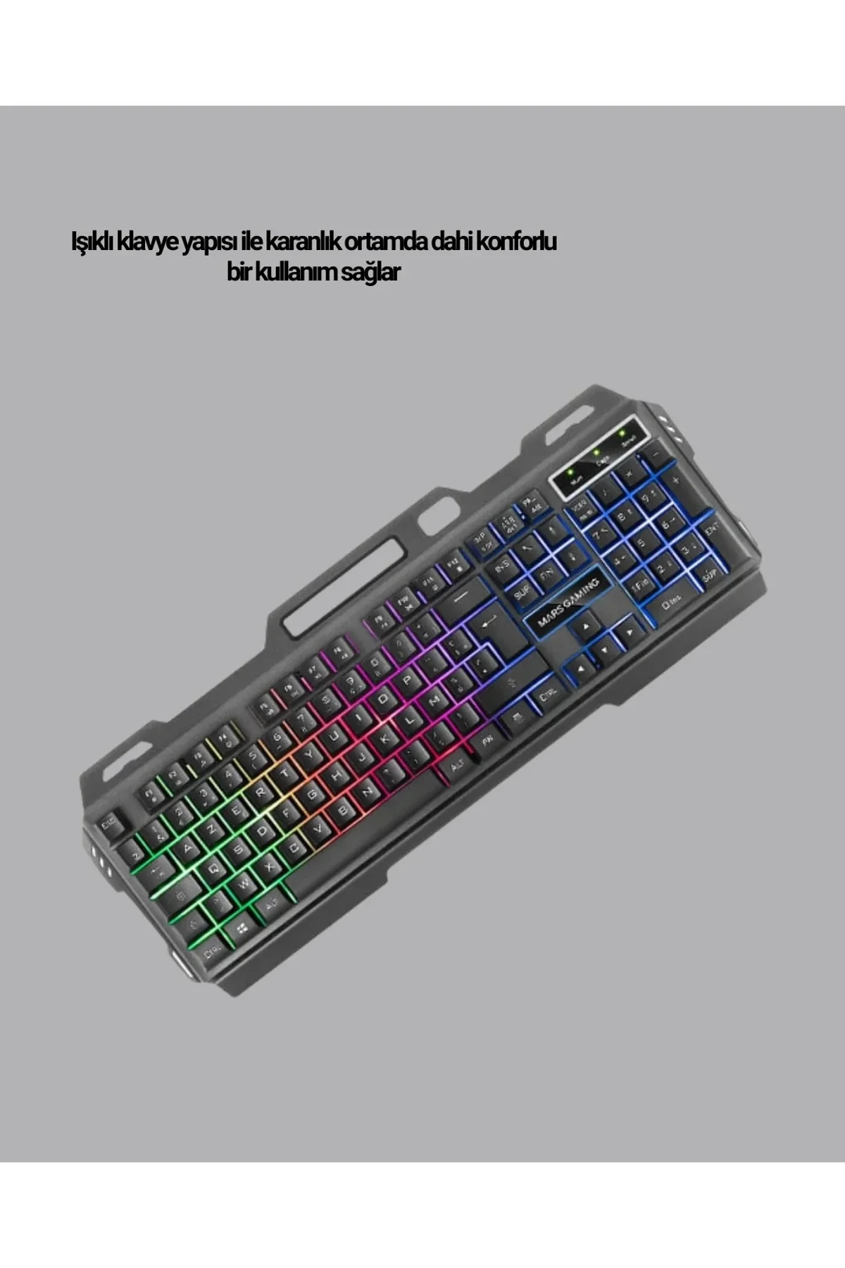 Set Işıklı Klavye Mouse + Bluetooth 5.2 Kulaklık Paketi - Just Cheap Store Görsel 4