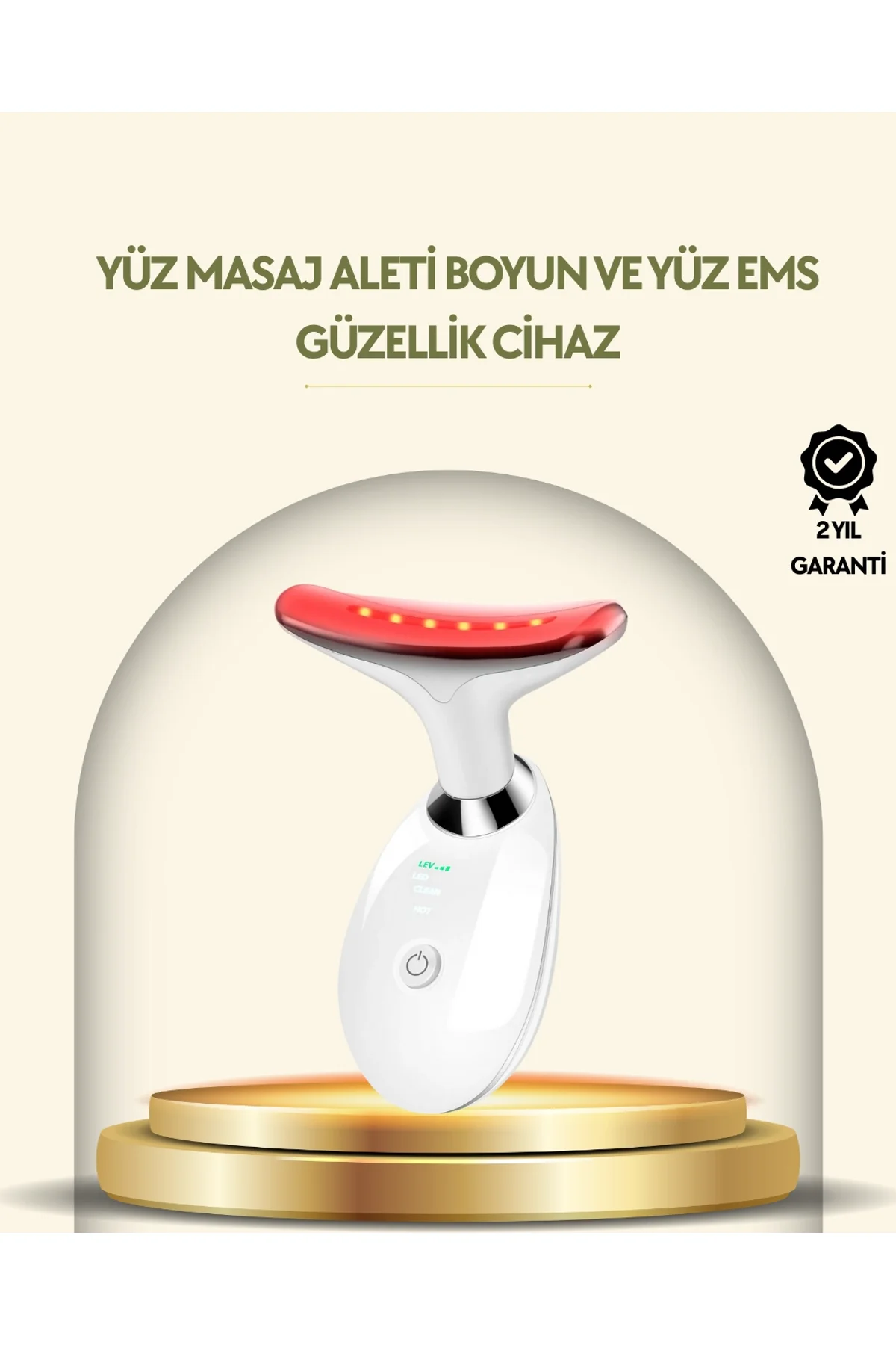 Kompakt Ve Taşınabilir Cilt Bakım Cihazı – 3 Fonksiyonlu, Usb Şarjlı, Led Işıklı Güzellik Aleti