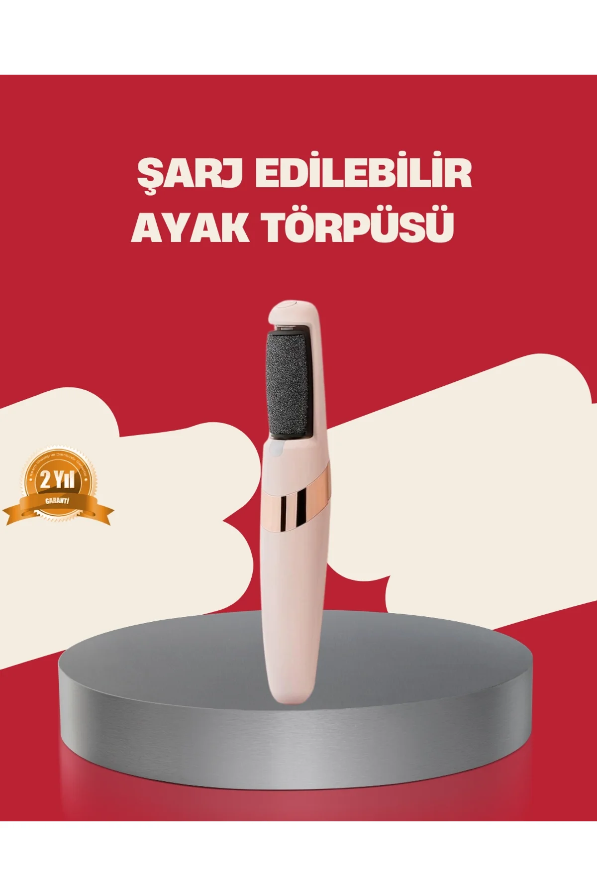 360° Etkili Elektrikli Ayak Bakım Aleti Nasır Giderici