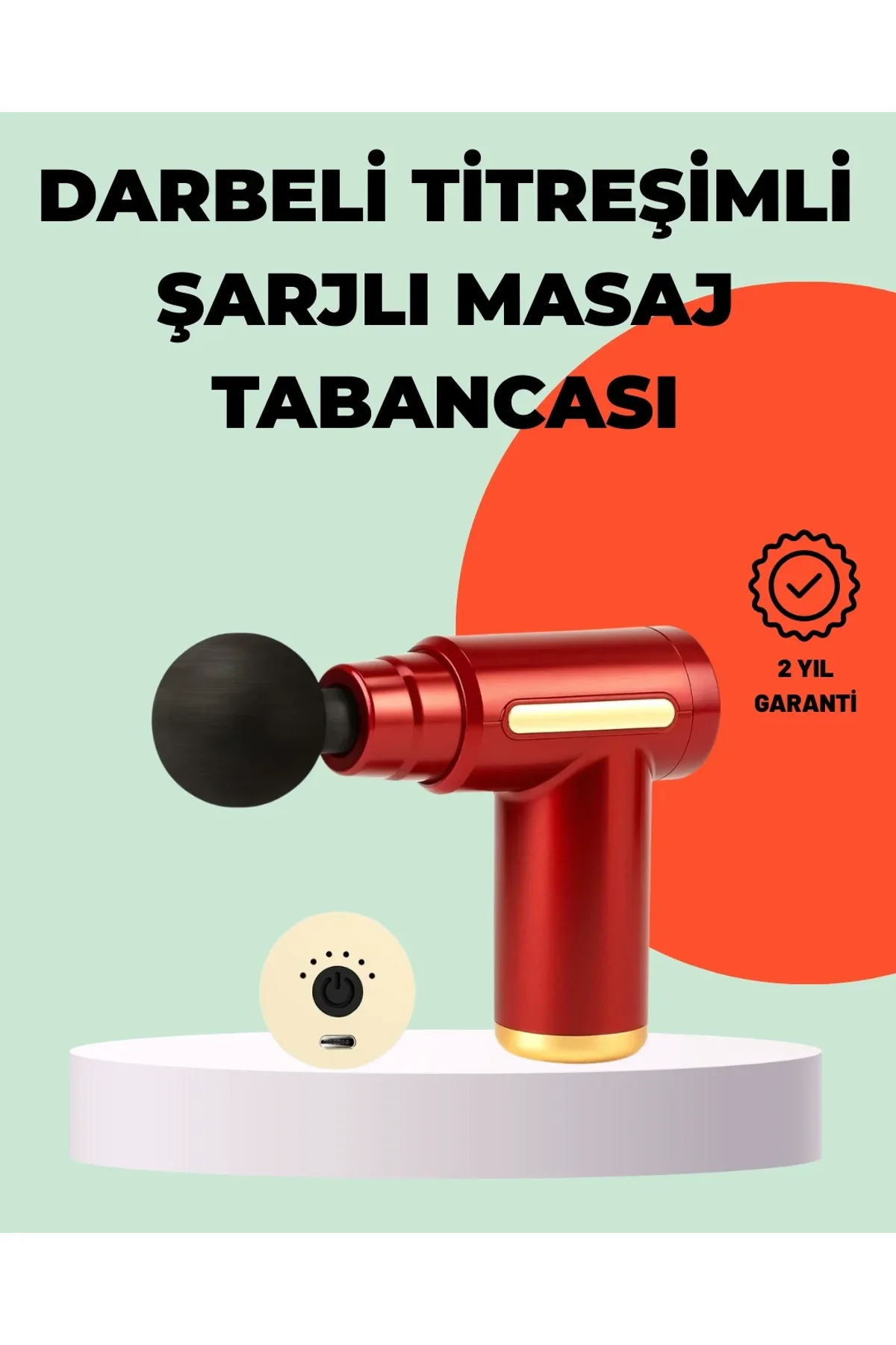 Titreşimli Kas Masaj Aleti 6 Kademe Güçlü Masaj Deneyimi