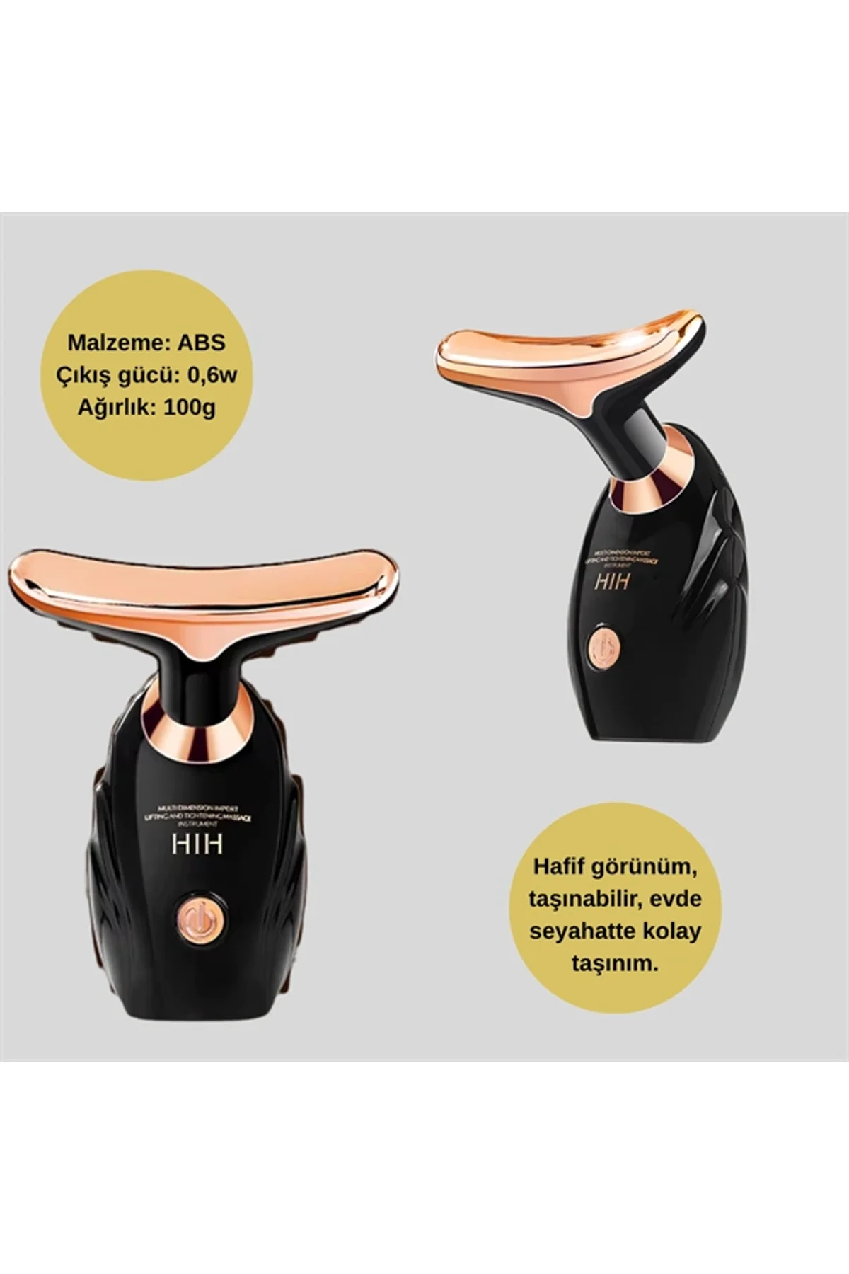 Titreşimli Yüz Ve Boyun Masaj Aleti Lifting Etkili Cilt Bakım Cihazı - Just Cheap Store Görsel 4