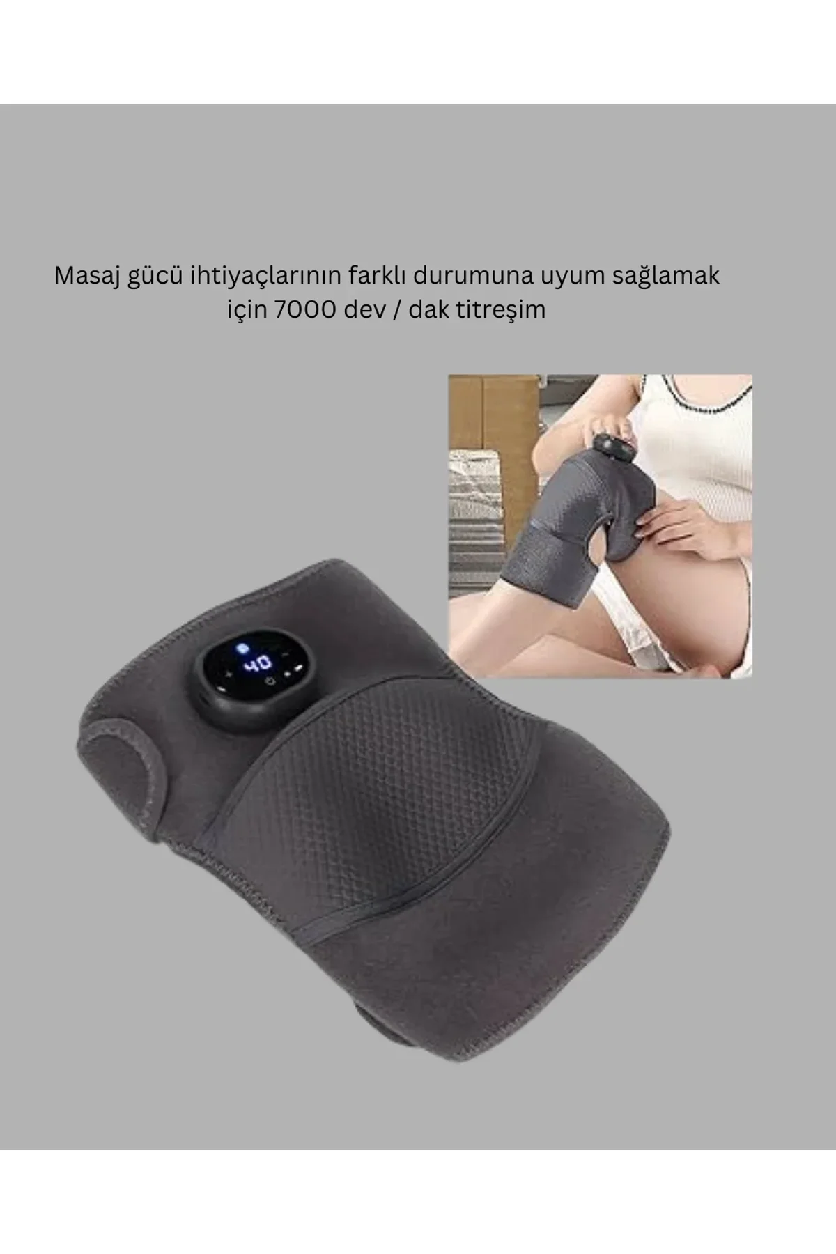 Isıtmalı Titreşimli Diz Masaj Cihazı 3d Rezonans Teknolojili - Just Cheap Store Görsel 3