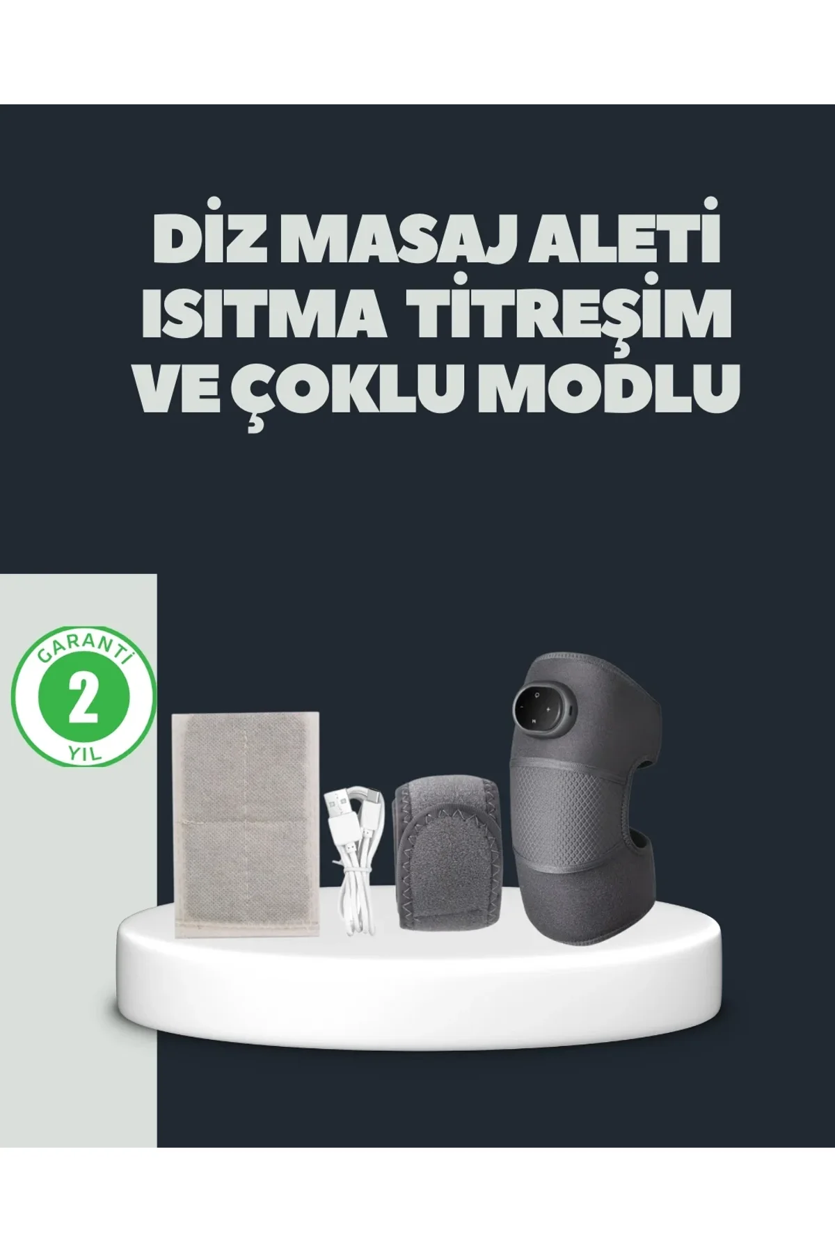 Isıtmalı Titreşimli Diz Masaj Cihazı 3d Rezonans Teknolojili - Just Cheap Store Görsel 2