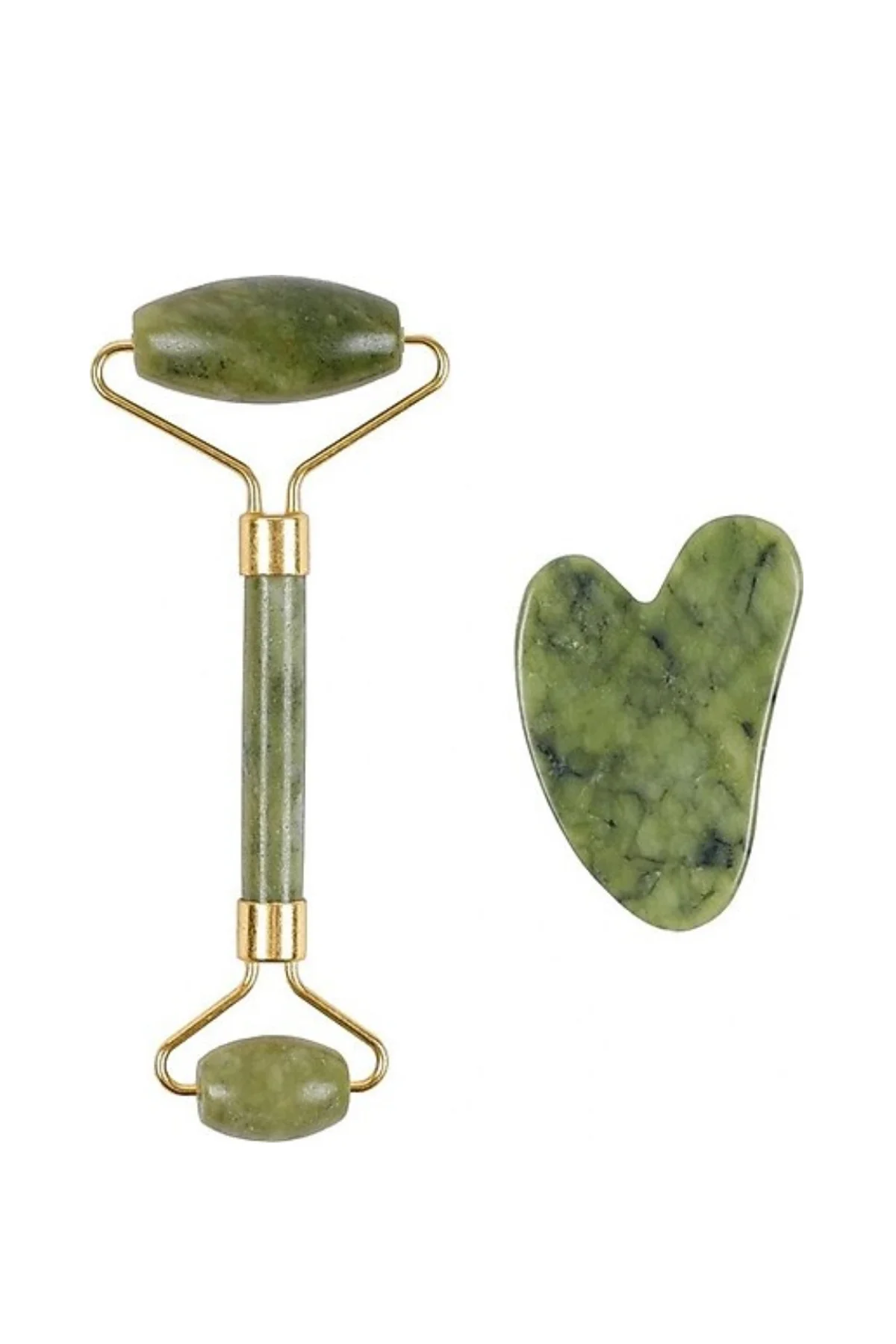 Jade Roller Ve Gua Sha Taşı Yüz Bakım Masaj Seti - Just Cheap Store Görsel 4