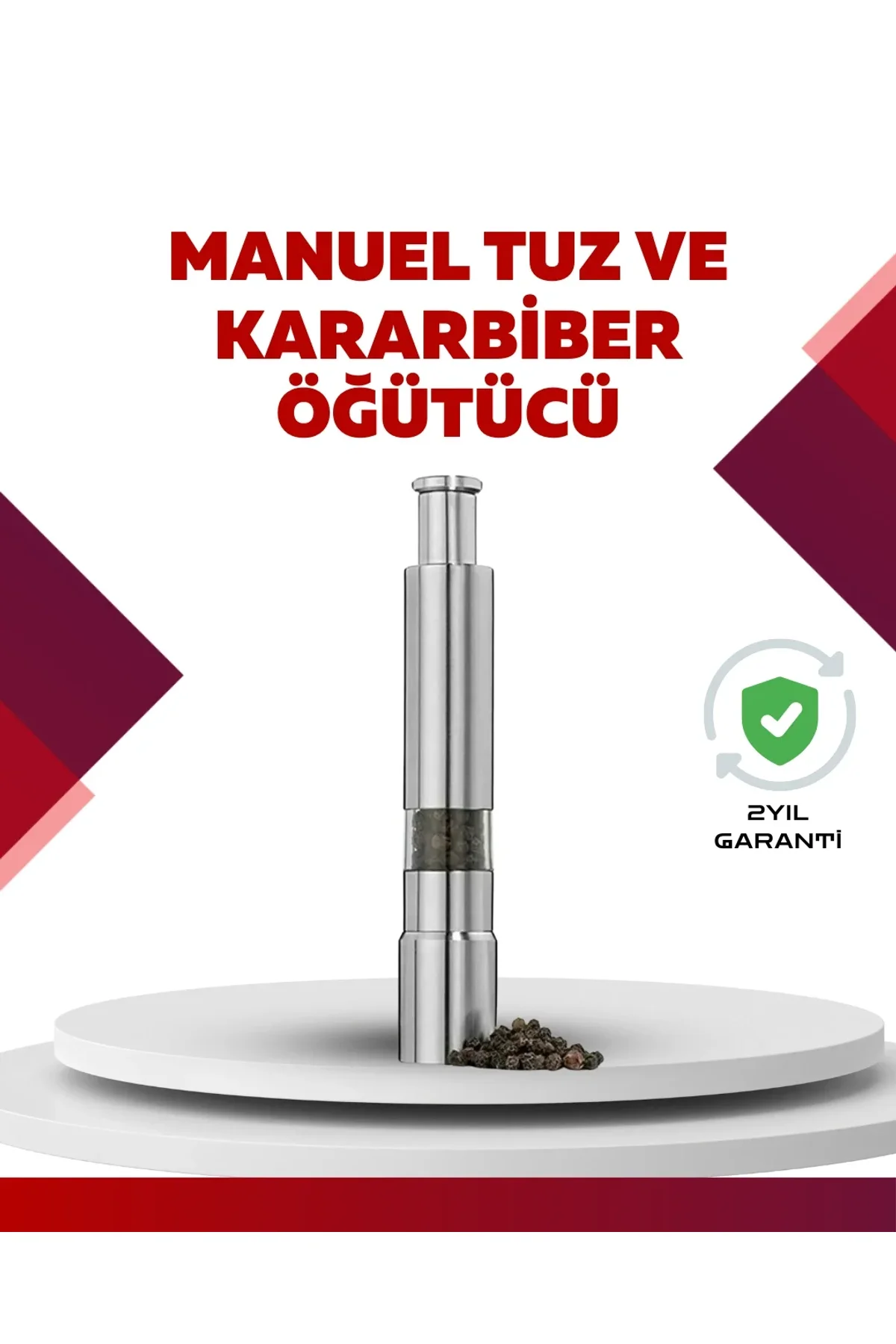 Hafif Ve Kompakt, Taşınabilir Baharat Öğütücü - Mutfak Ve Masa İçin - Just Cheap Store Görsel 2