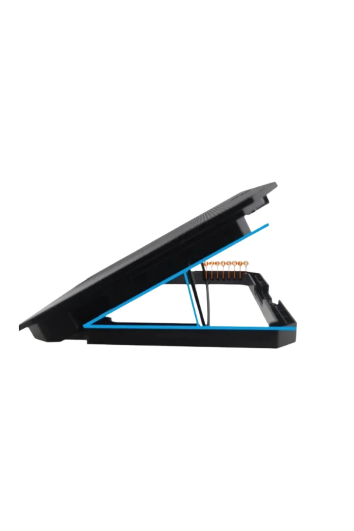 Çift Fanlı Laptop Soğutucu Stand 17 İnç Uyumlu 8 Kademeli Ayarlı Usb Girişli - Just Cheap Store Görsel 5