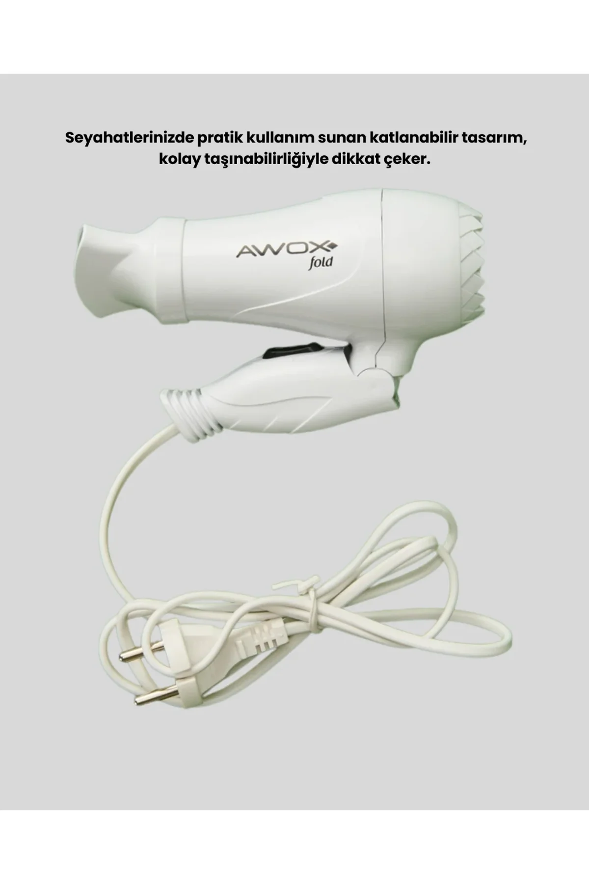 Awox Mini Fön Beyaz - Just Cheap Store Görsel 4
