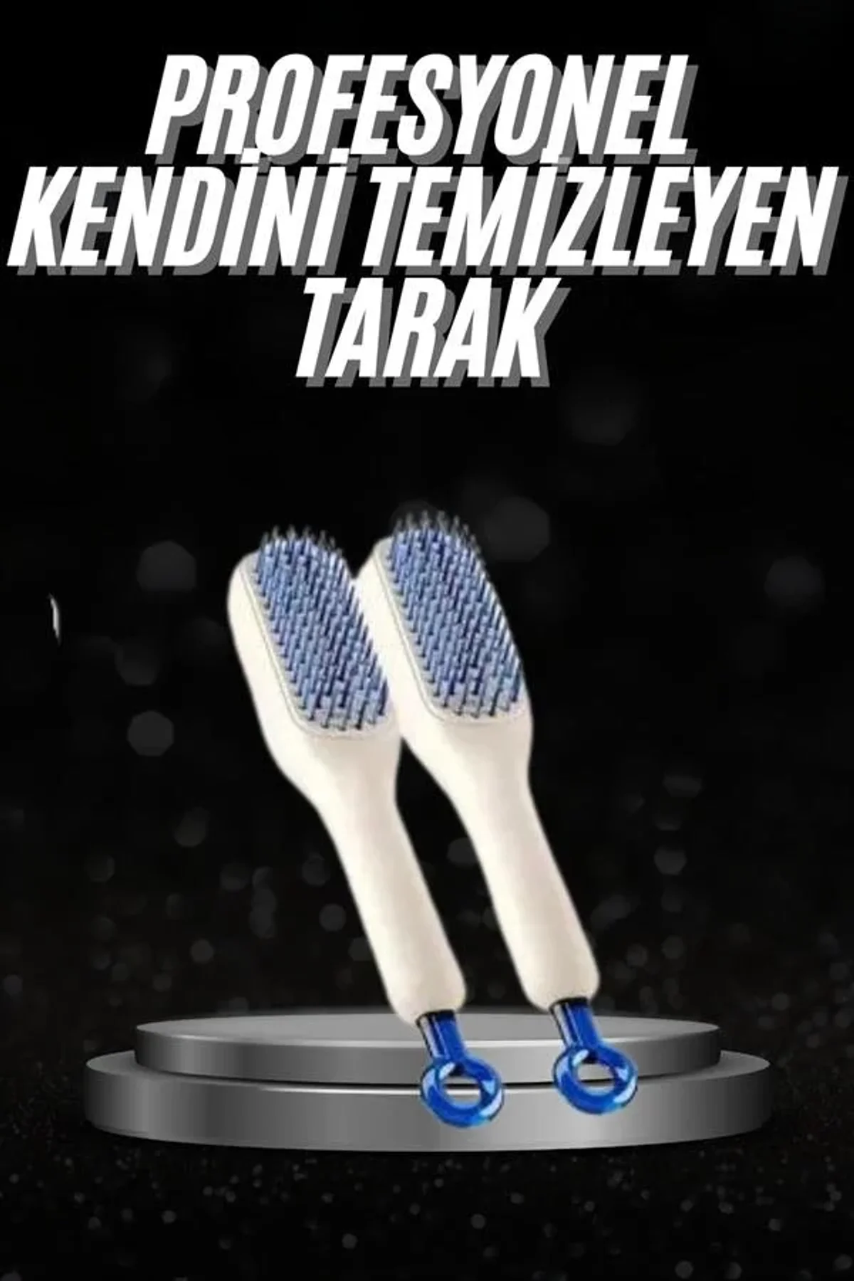 Kendi Kendini Temizleyebilen Hijyenik Saç Fırçası Anti-statik Teknolojisi - Just Cheap Store Görsel 2